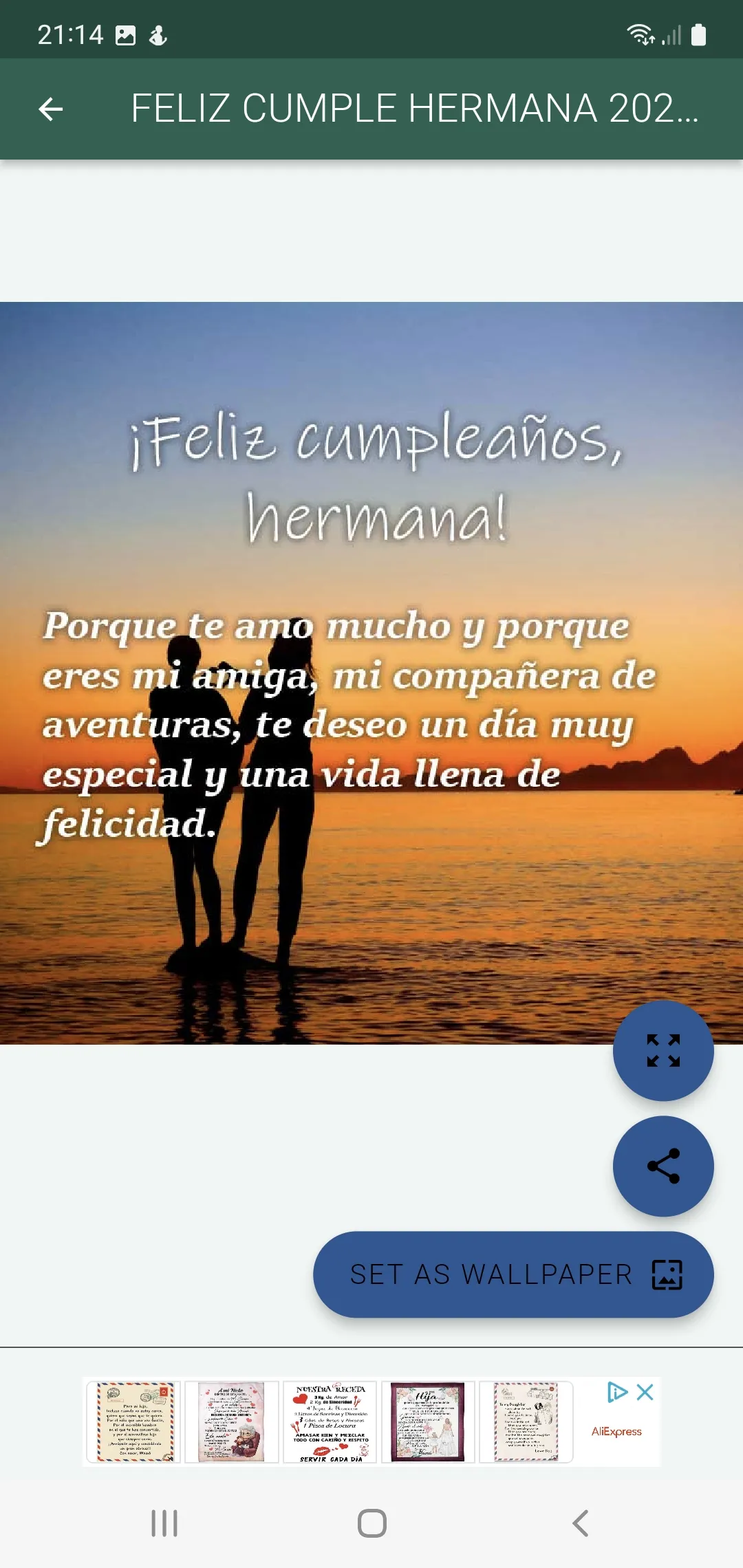 CUMPLEAÑOS HERMANA FANTÁSTICA | Indus Appstore | Screenshot