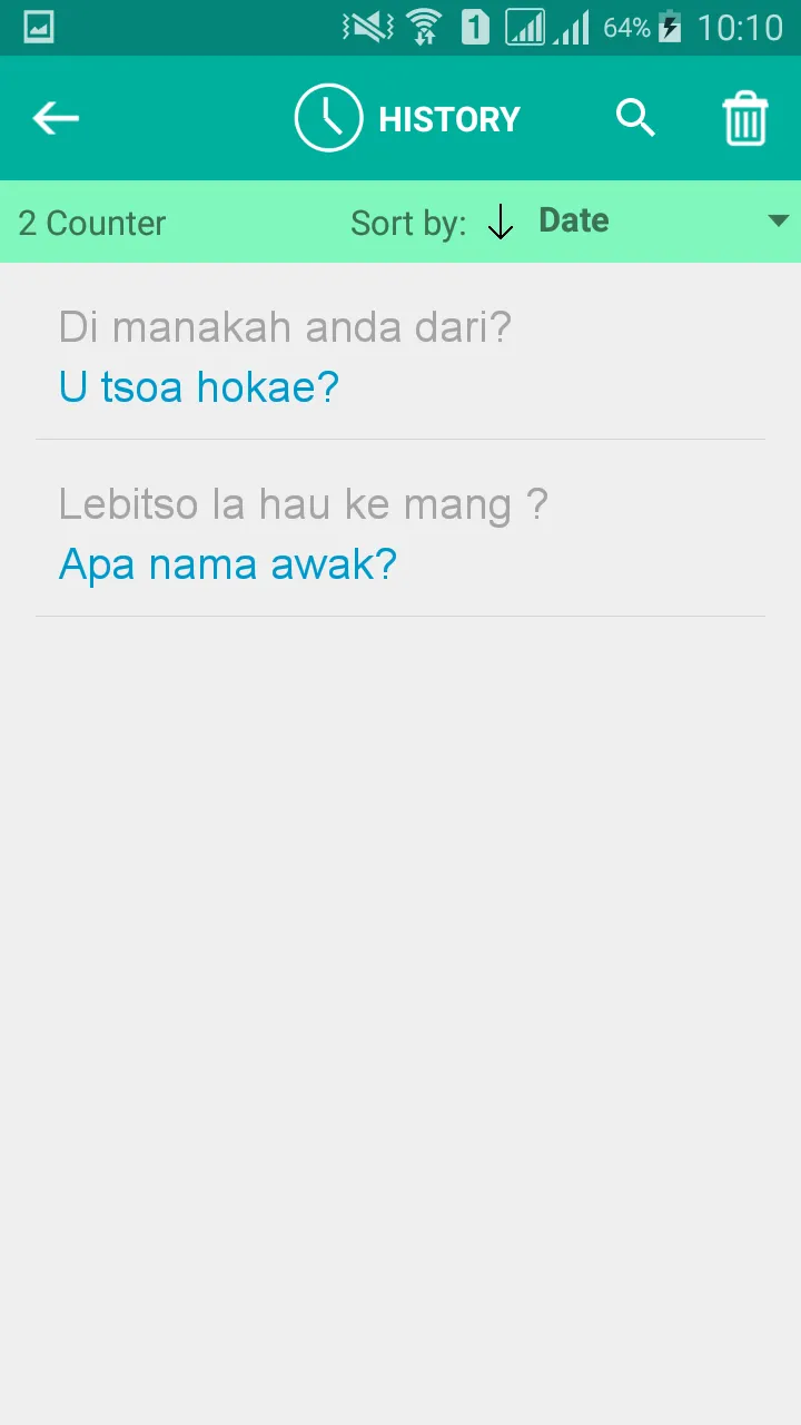 Sesotho Malay Translator | Indus Appstore | Screenshot