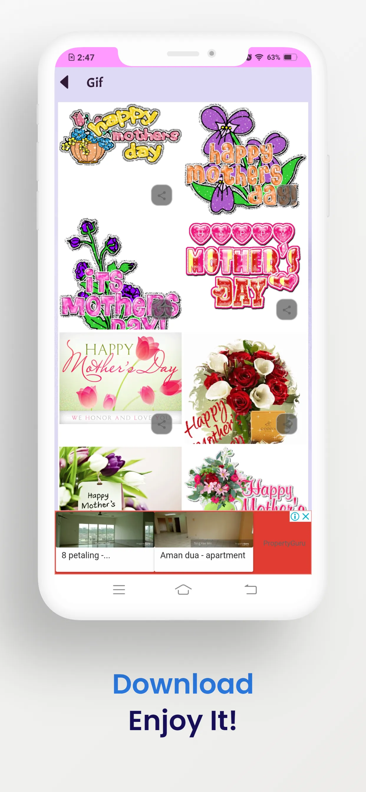 Greeting Cards : Mother's Day | Indus Appstore | Screenshot