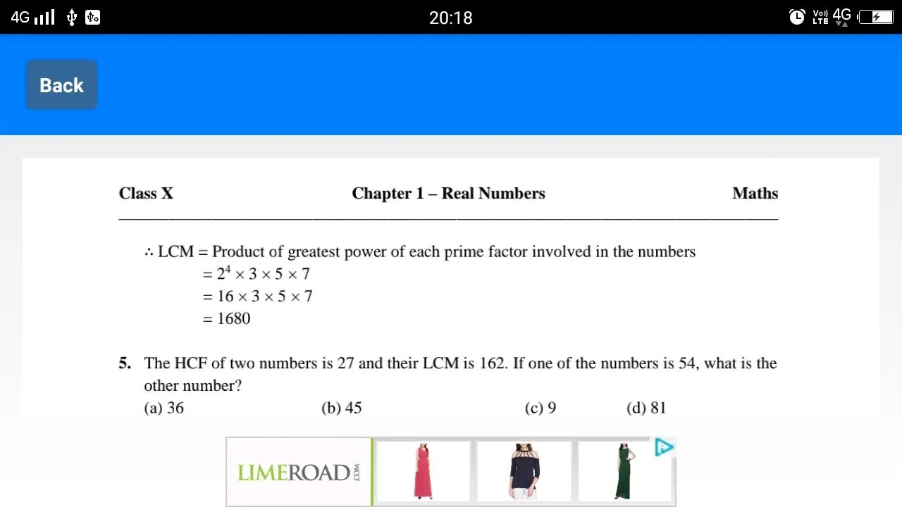 NCERT 10th Maths Solutions | Indus Appstore | Screenshot