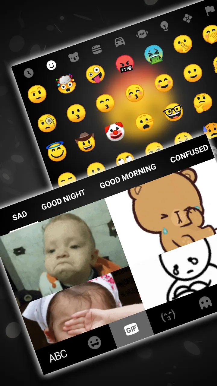 Sad Emojis Gravity Theme | Indus Appstore | Screenshot