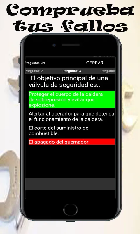 Test operador Calderas | Indus Appstore | Screenshot