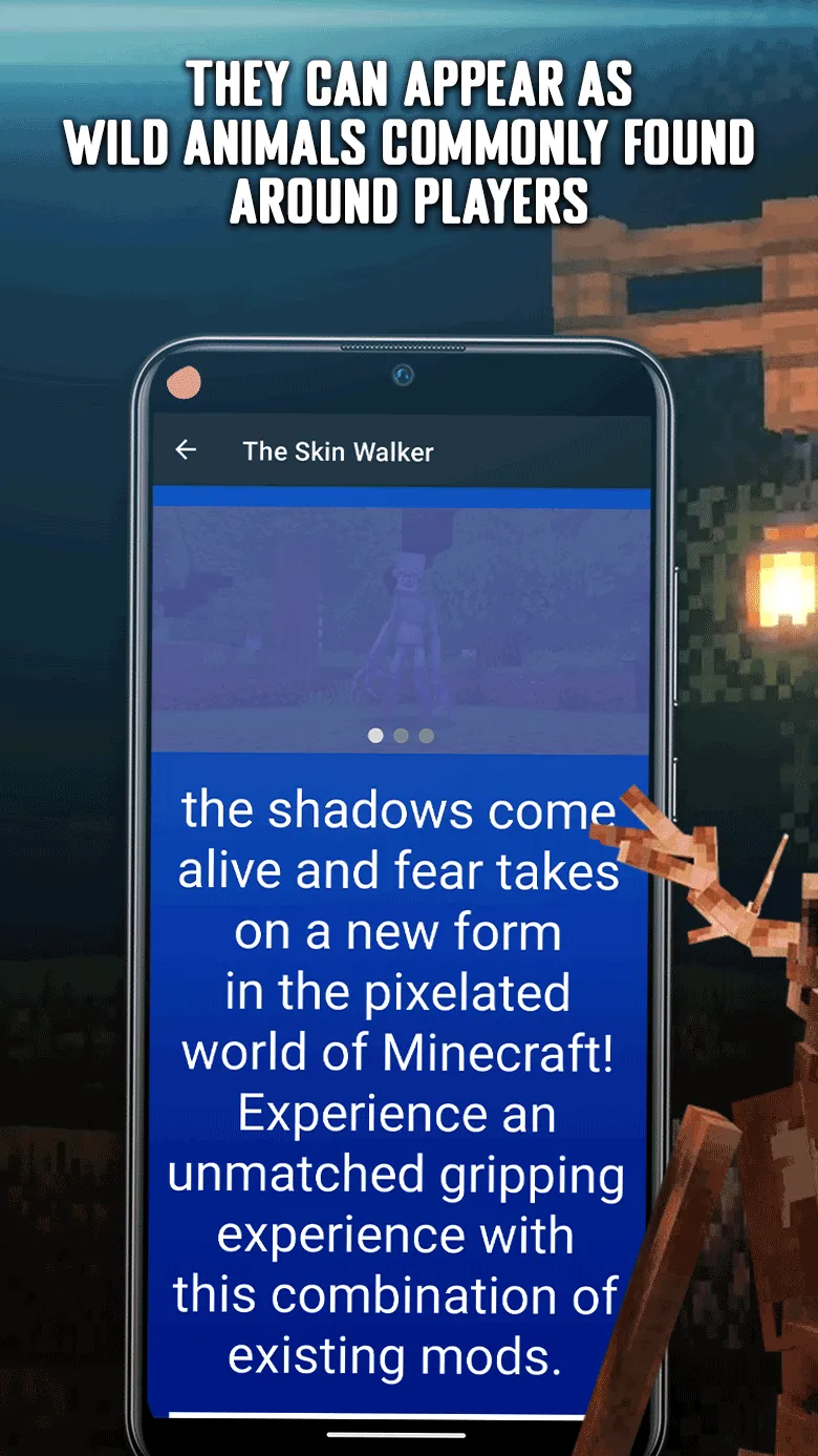 SkinWalker Horror Mod for MCPE | Indus Appstore | Screenshot