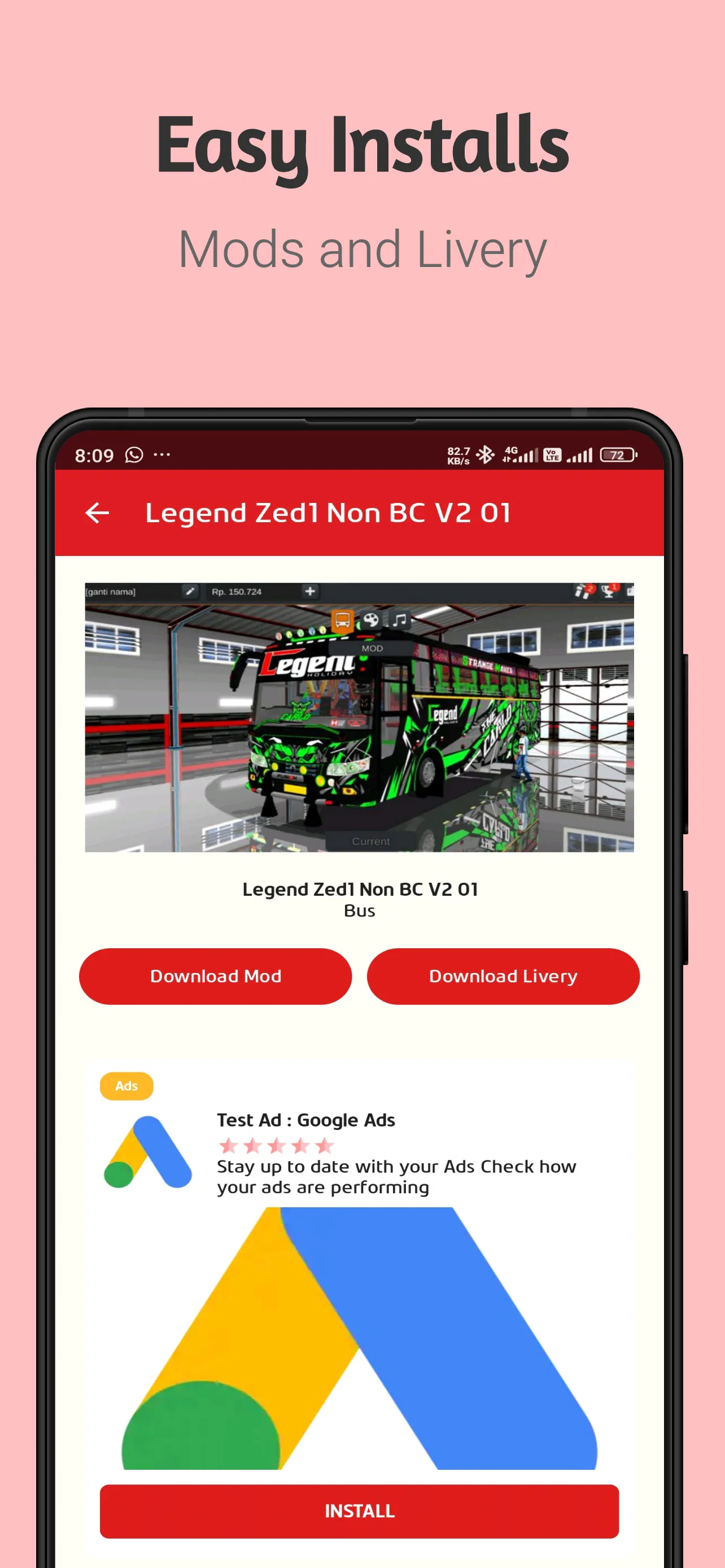 Mod Bussid India | Indus Appstore | Screenshot