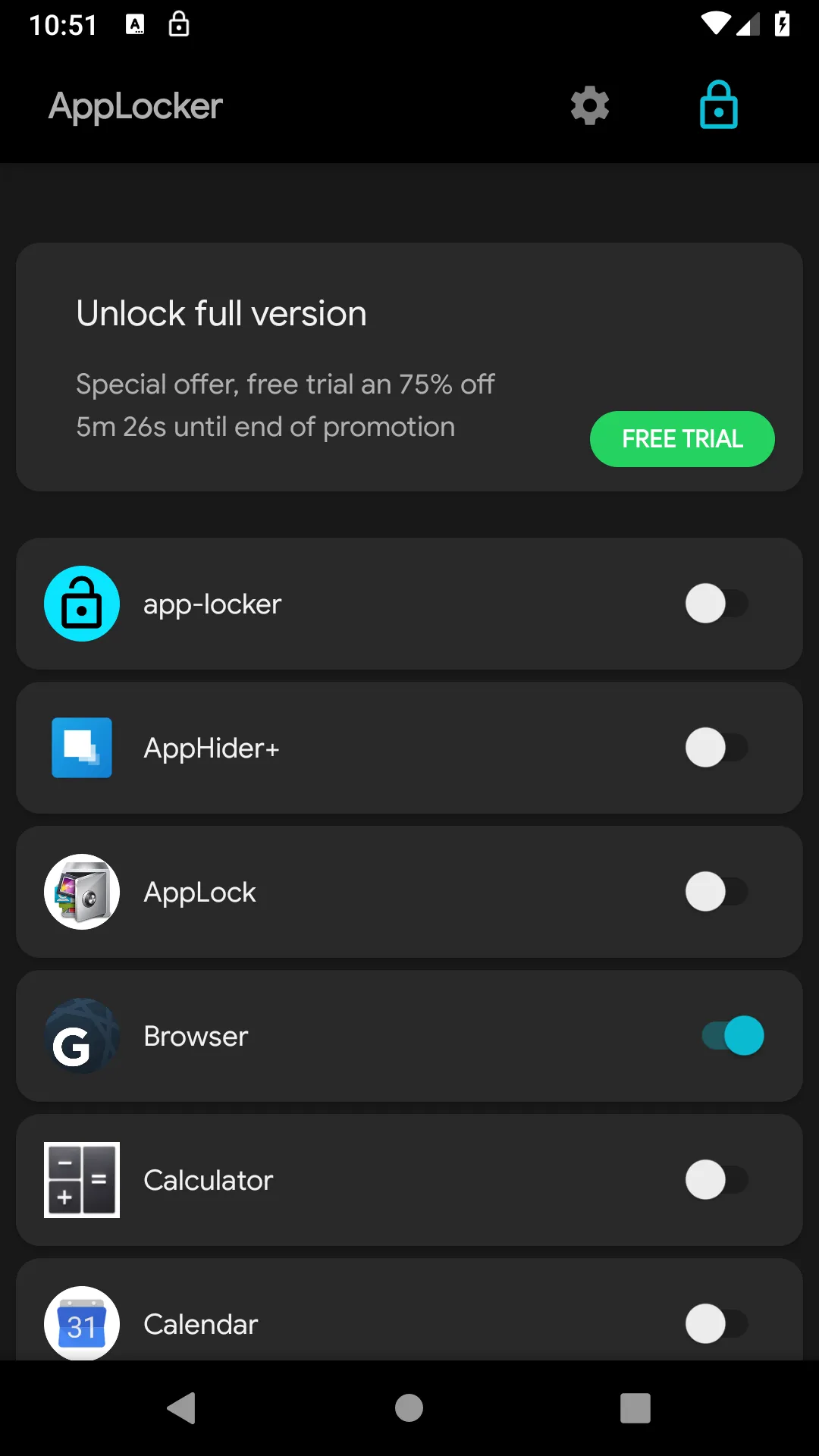 AppLocker: Lock with password | Indus Appstore | Screenshot