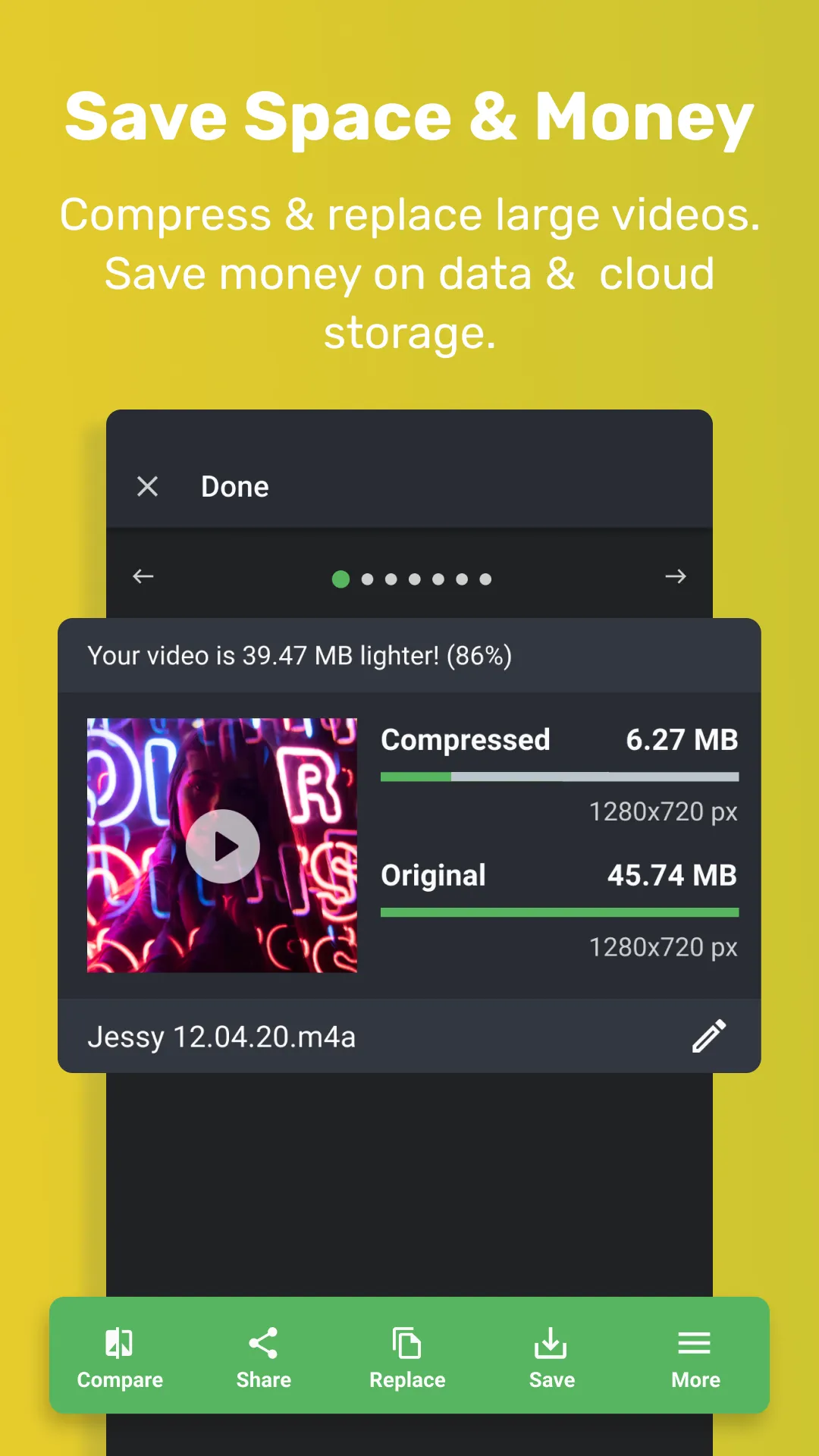 Video Compressor - ShrinkVid | Indus Appstore | Screenshot