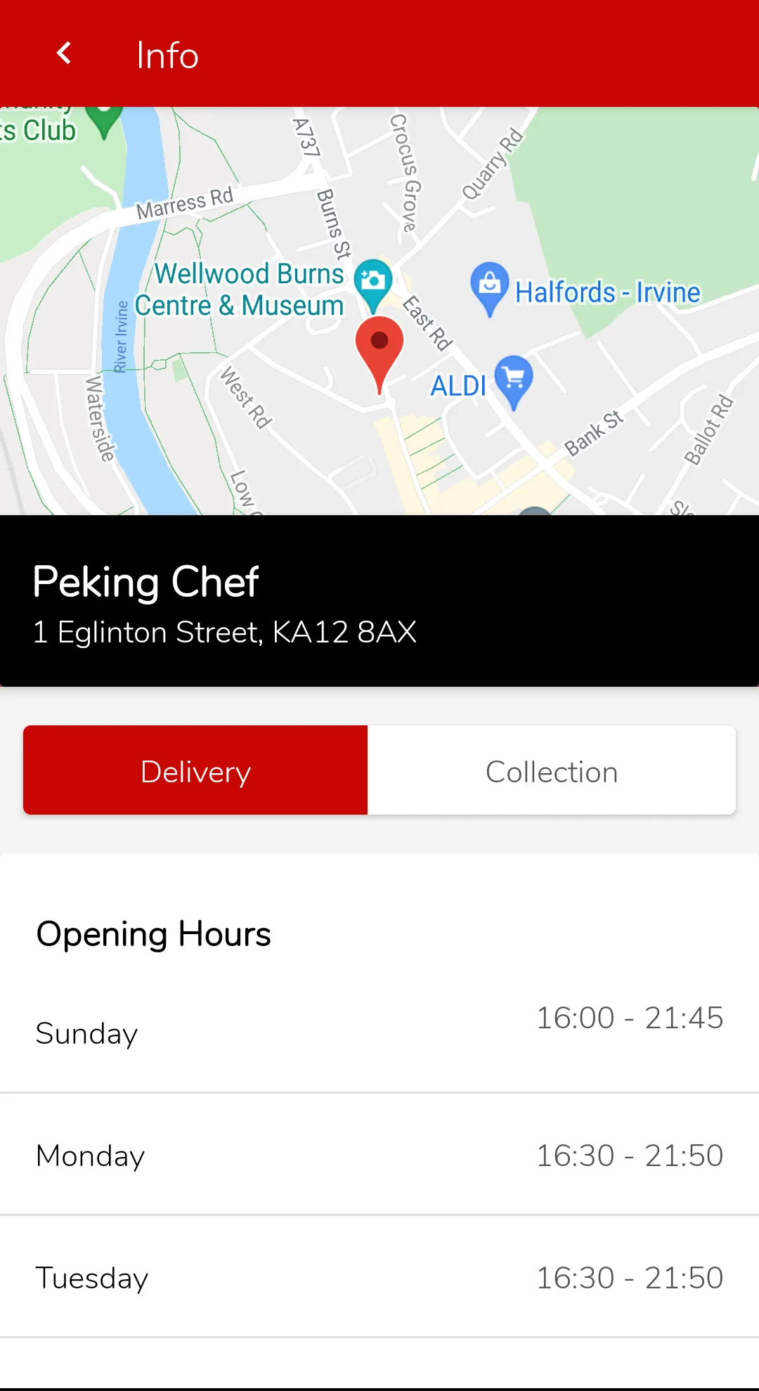 Peking Chef Irvine | Indus Appstore | Screenshot