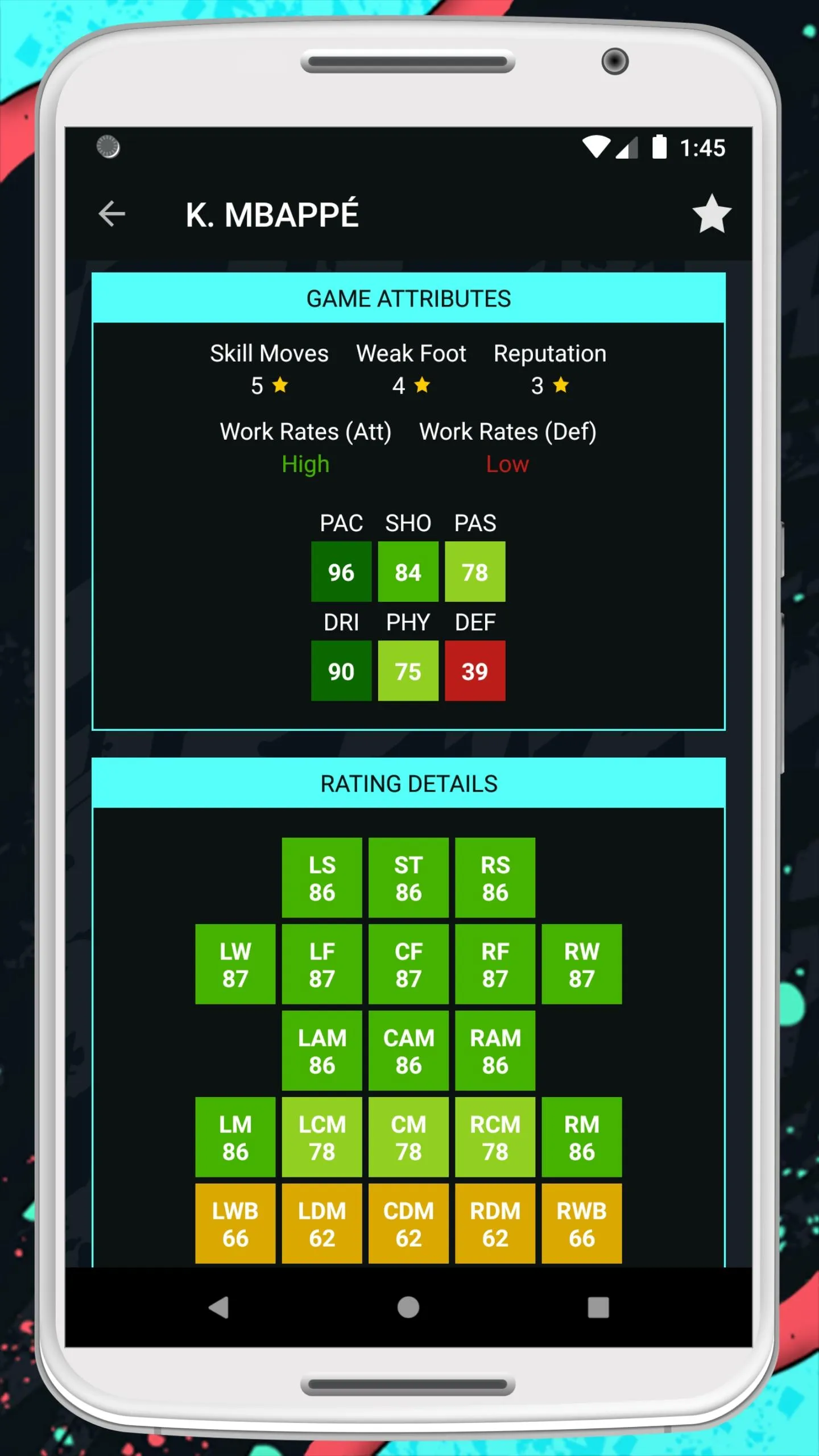 Player Potentials 20 | Indus Appstore | Screenshot