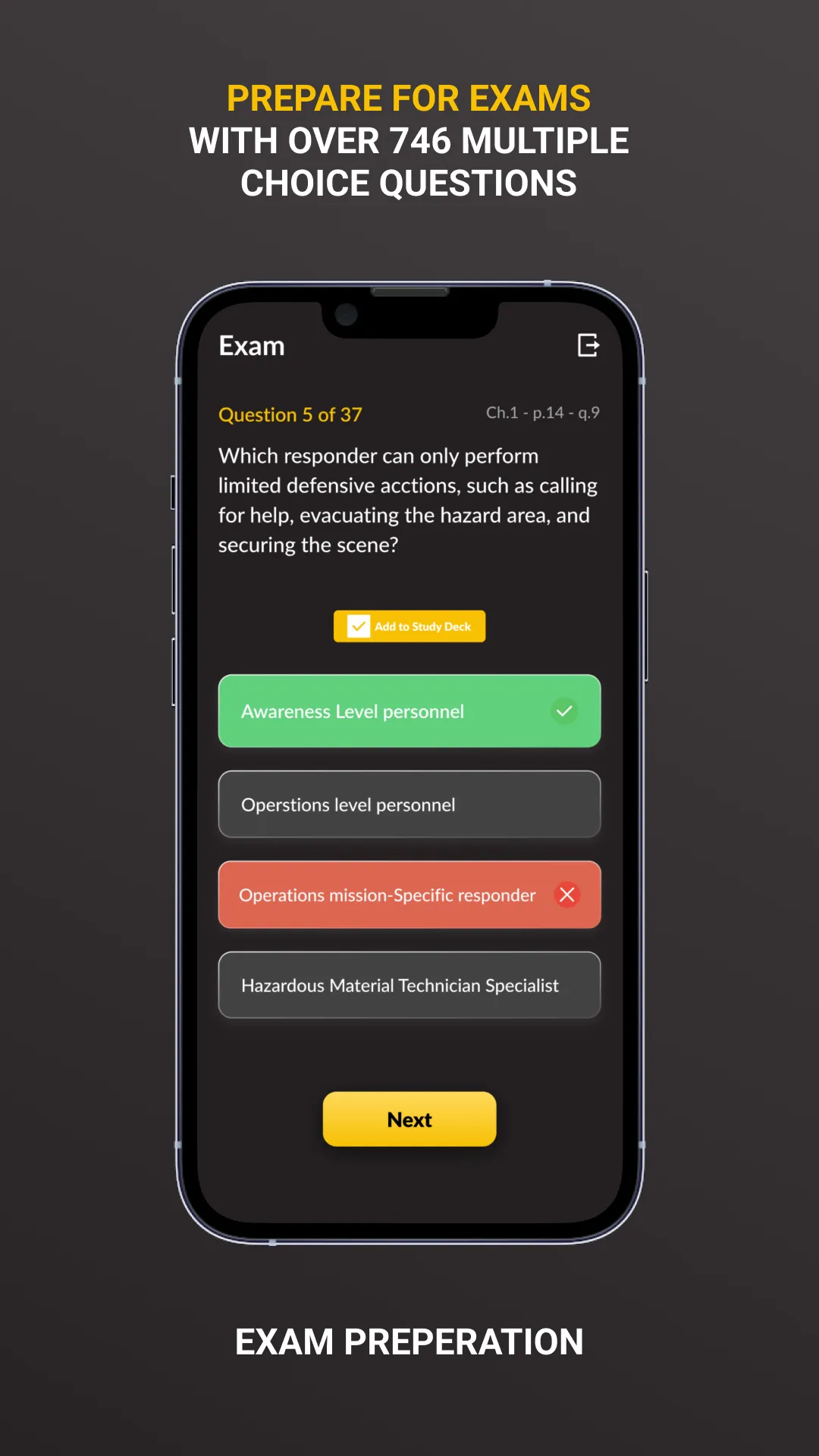 IFSTA HazMat First Responder 5 | Indus Appstore | Screenshot