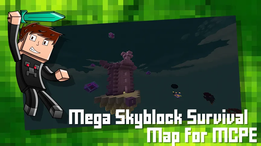 Mega Skyblock Survival Map for | Indus Appstore | Screenshot