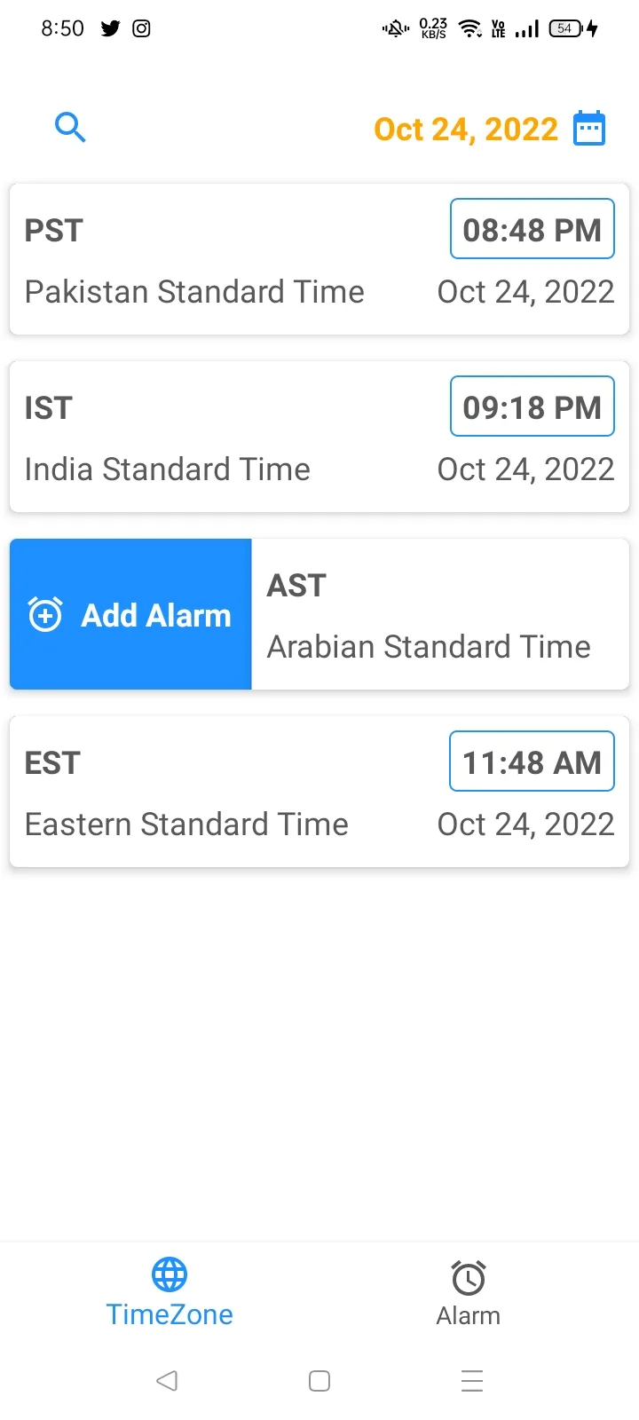 Time Zone Converter | Indus Appstore | Screenshot