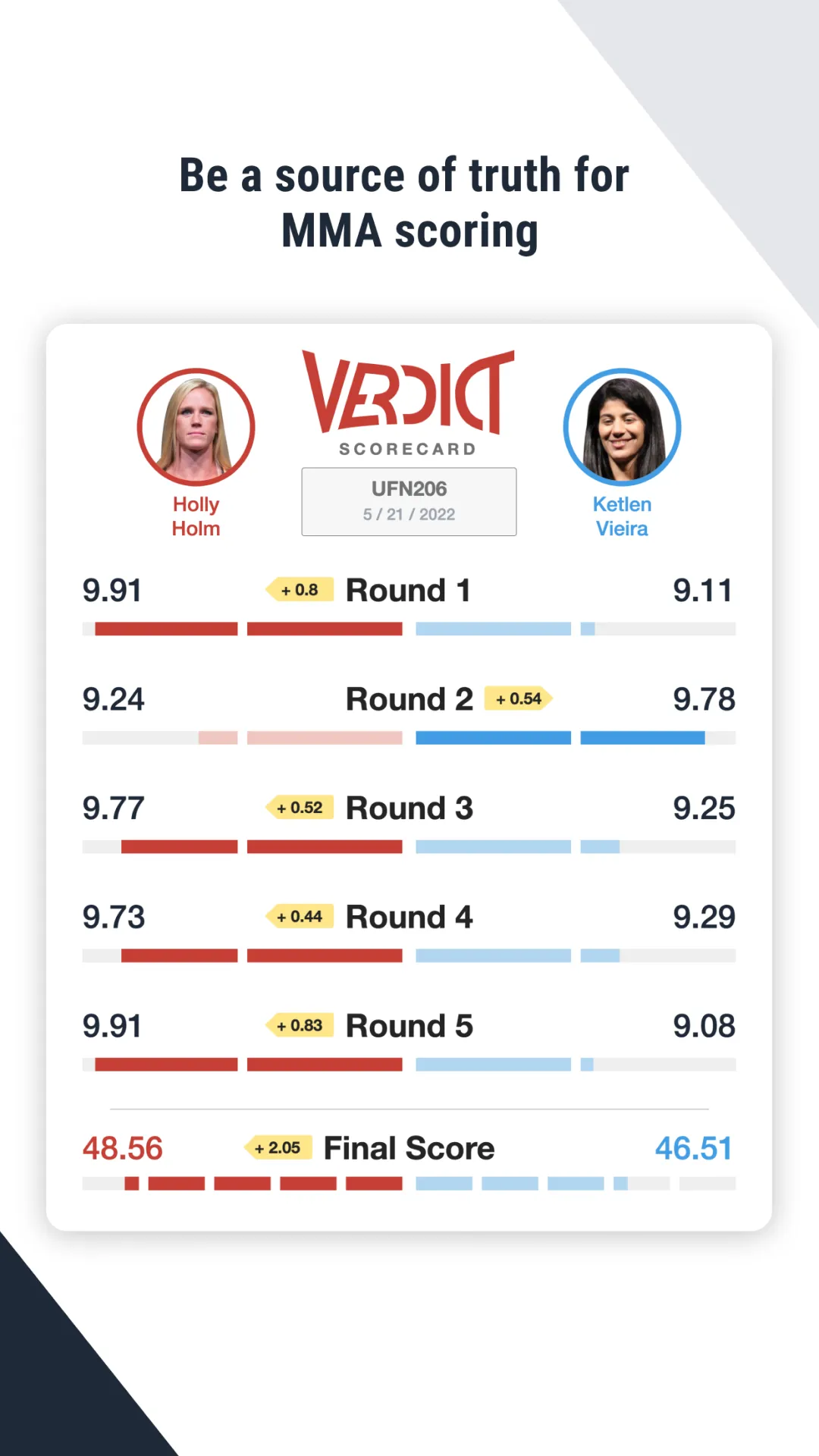 Verdict MMA Picks & Scoring | Indus Appstore | Screenshot