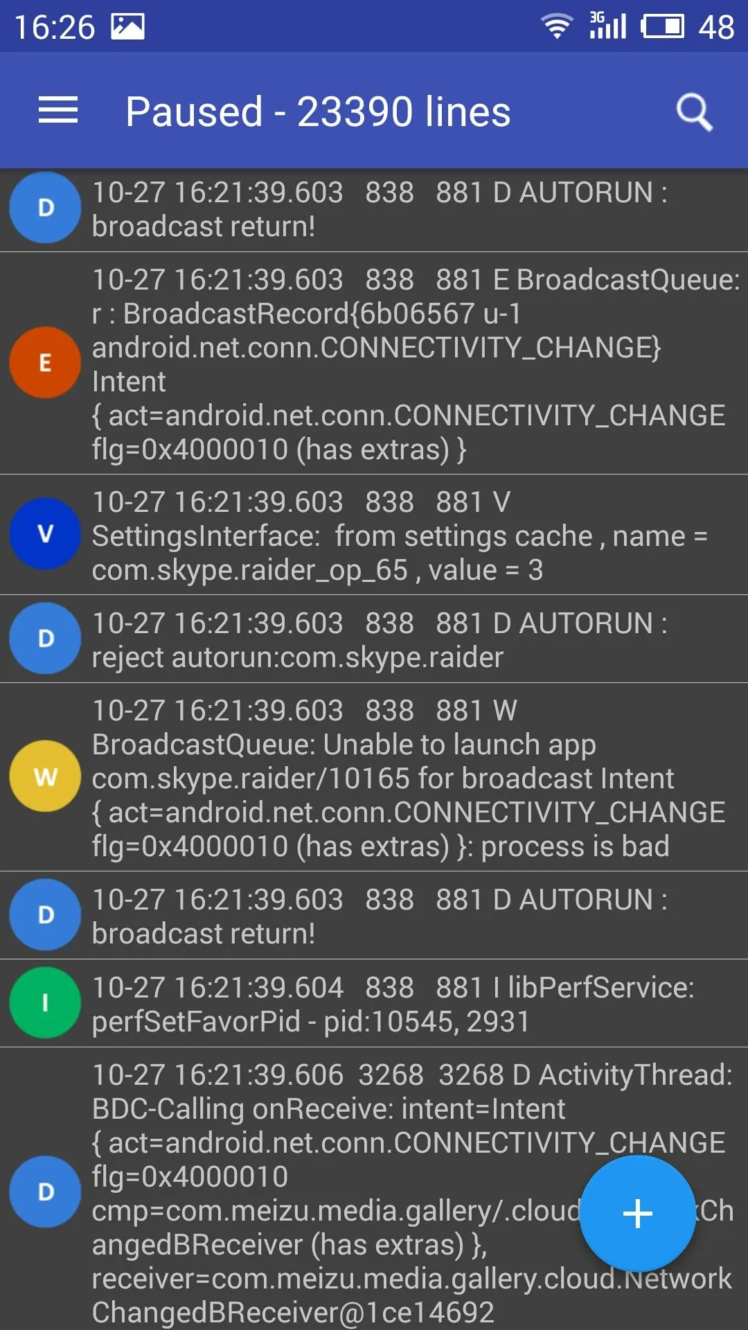 Logcat Extreme | Indus Appstore | Screenshot