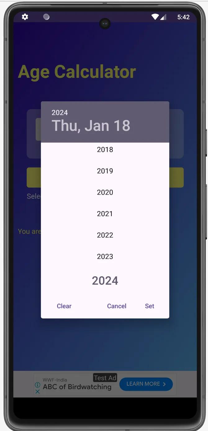 Age Calculator 2024 | Indus Appstore | Screenshot