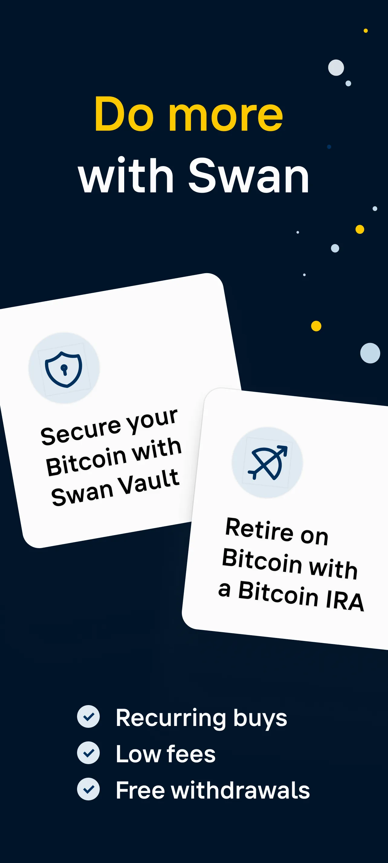 Swan Bitcoin: Buy & Save | Indus Appstore | Screenshot