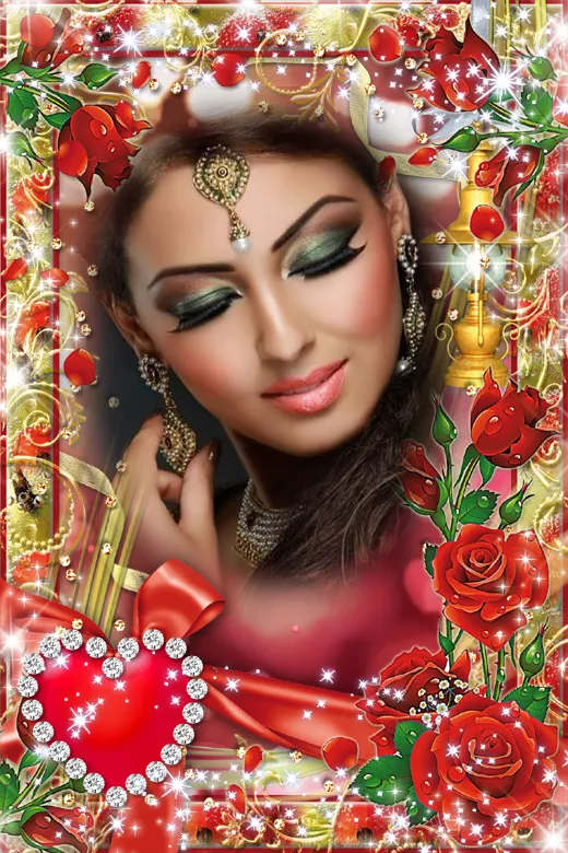 Love Flower Photo Frame | Indus Appstore | Screenshot