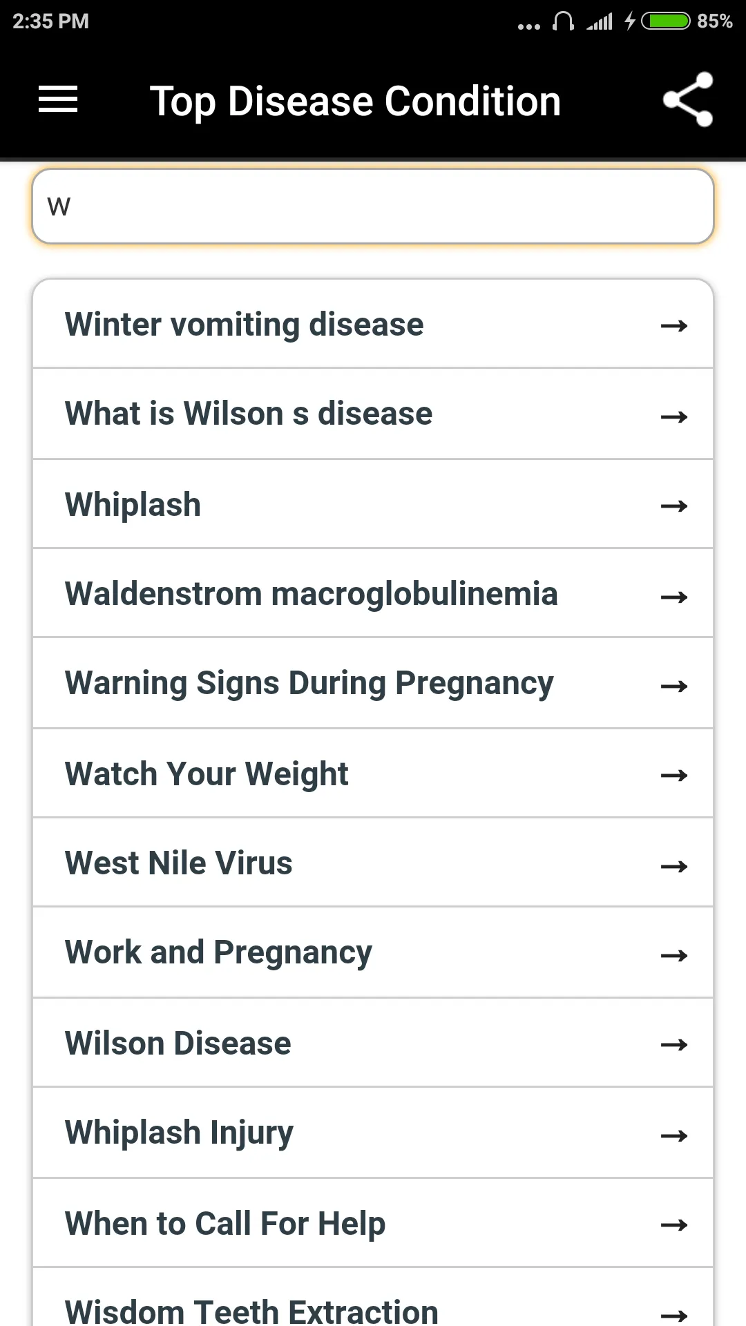 Disease Dictionary | Indus Appstore | Screenshot