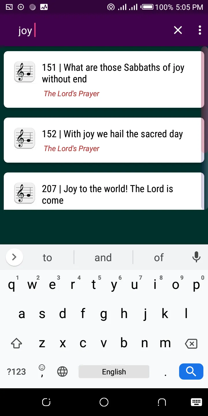 Mountain of Fire Audio Hymnal | Indus Appstore | Screenshot