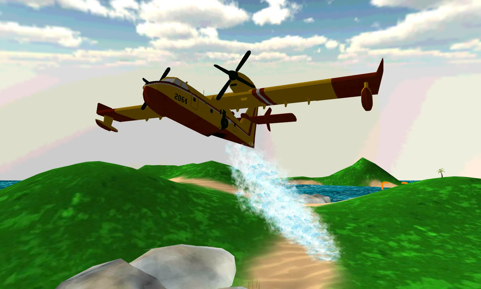 Airplane Firefighter 3D | Indus Appstore | Screenshot