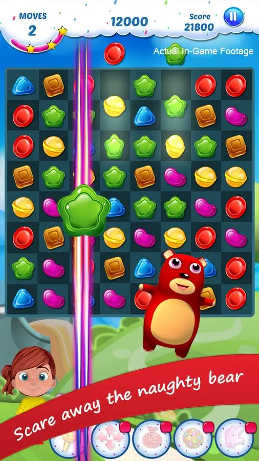 Gummy Candy - Match 3 Game | Indus Appstore | Screenshot