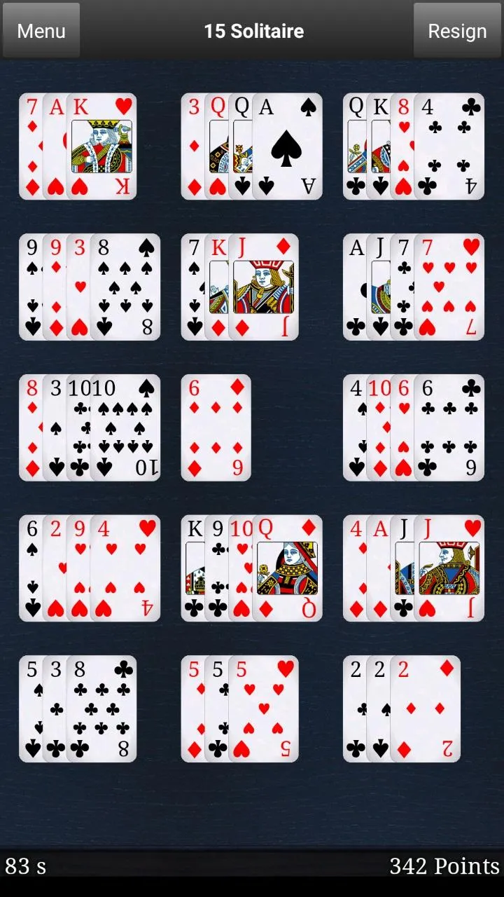 15 Solitaire | Indus Appstore | Screenshot