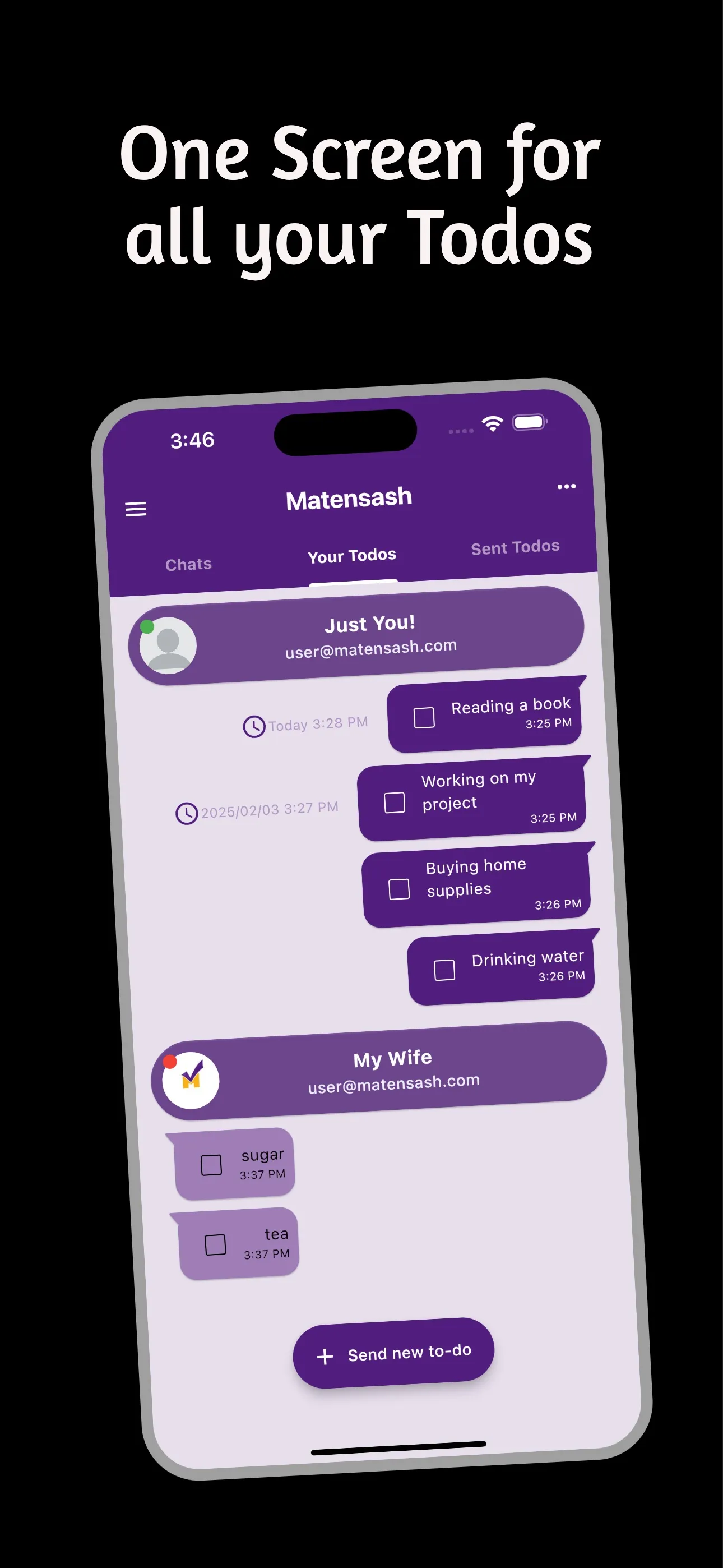 Matensash - To Do List by Chat | Indus Appstore | Screenshot