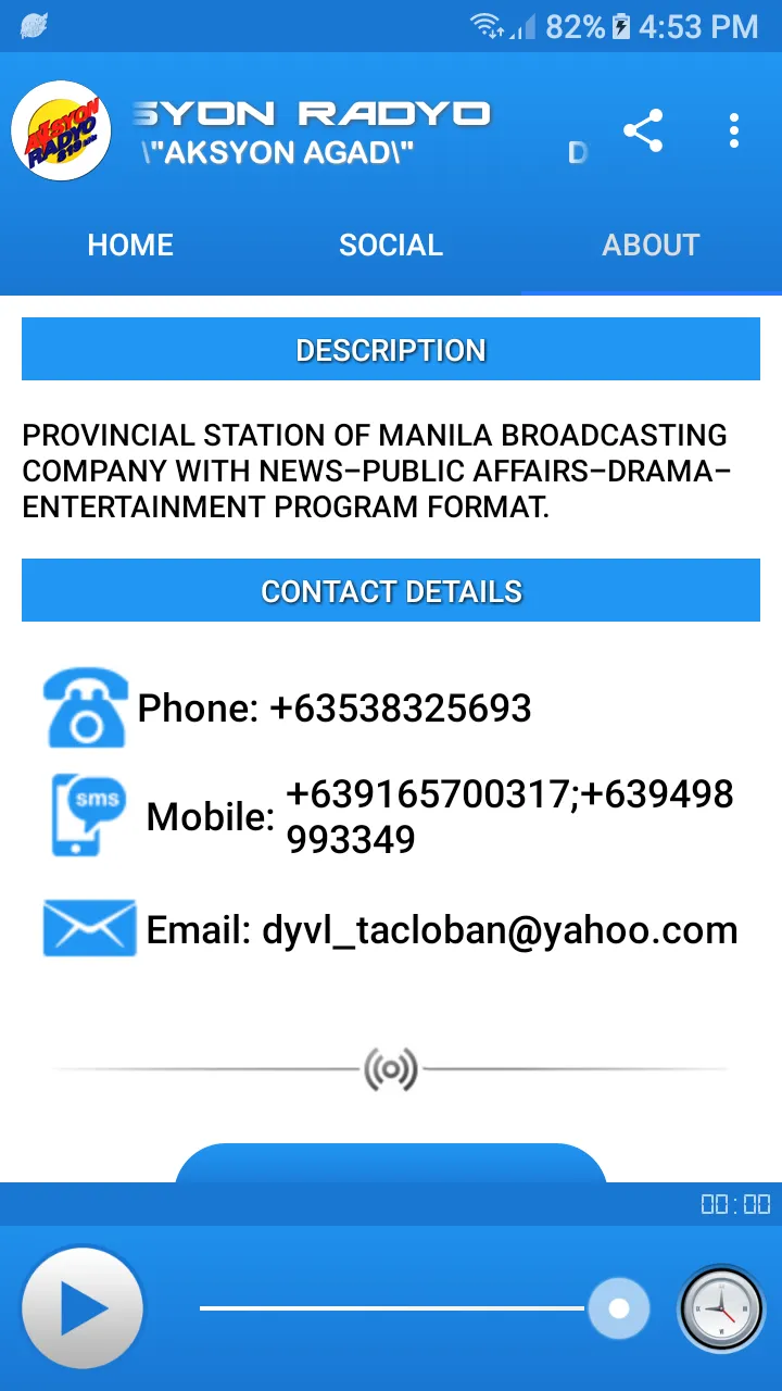 DYVL AKSYON RADYO | Indus Appstore | Screenshot