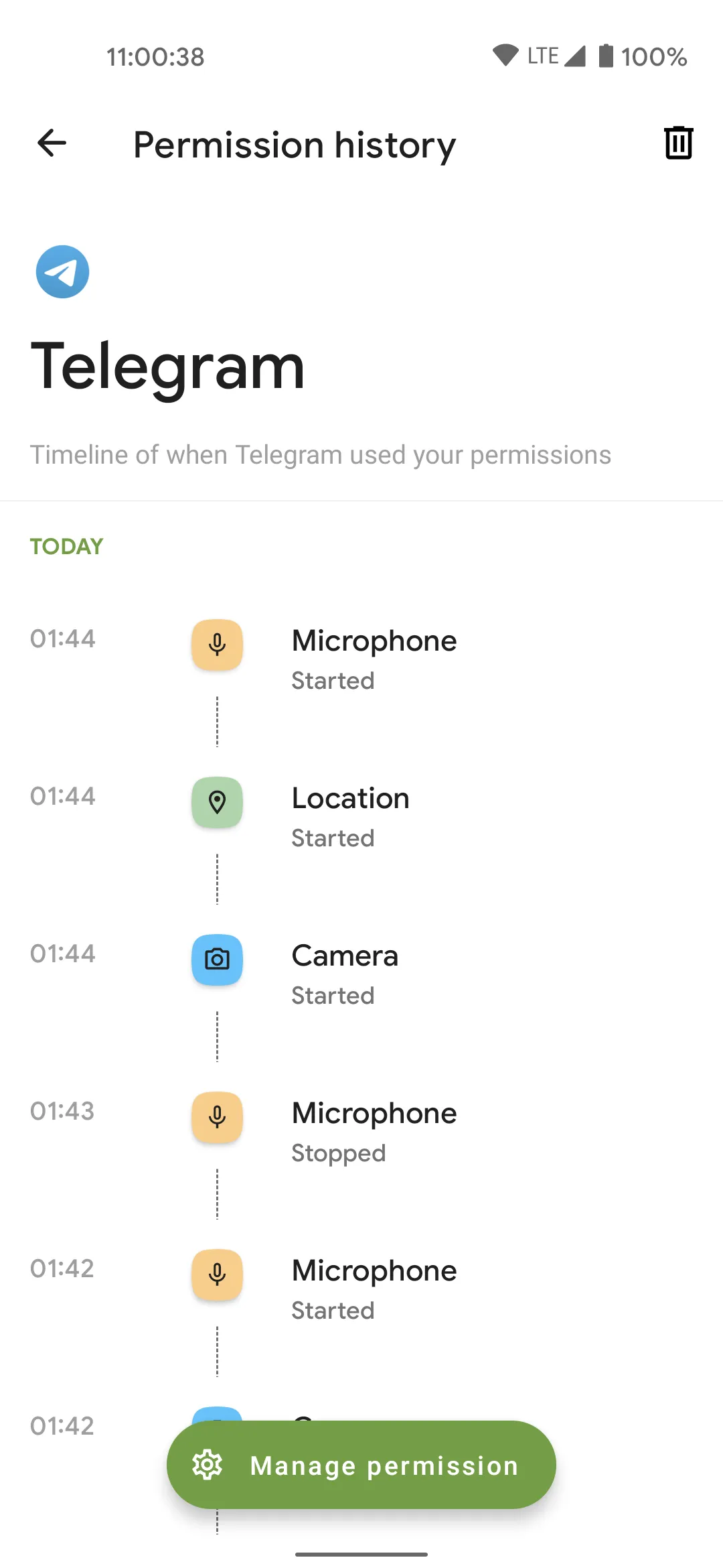 Privacy Dashboard | Indus Appstore | Screenshot