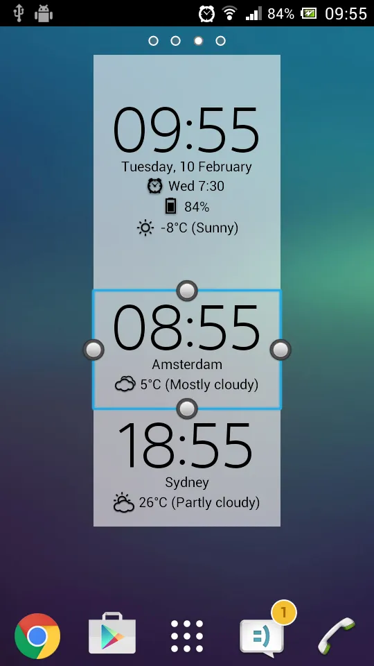 Digital Clock & Weather Widget | Indus Appstore | Screenshot