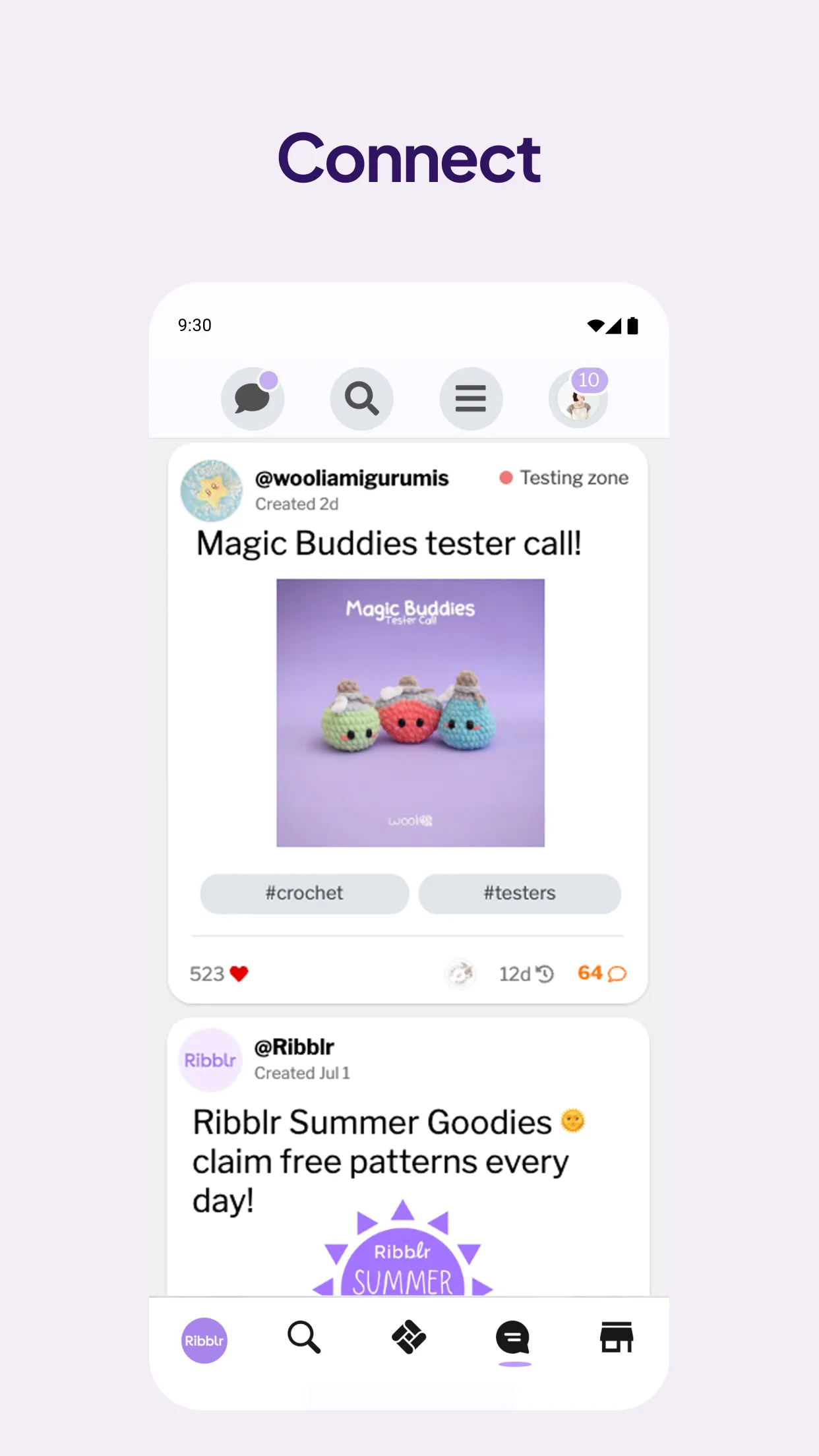 Ribblr - Crochet & Knitting | Indus Appstore | Screenshot