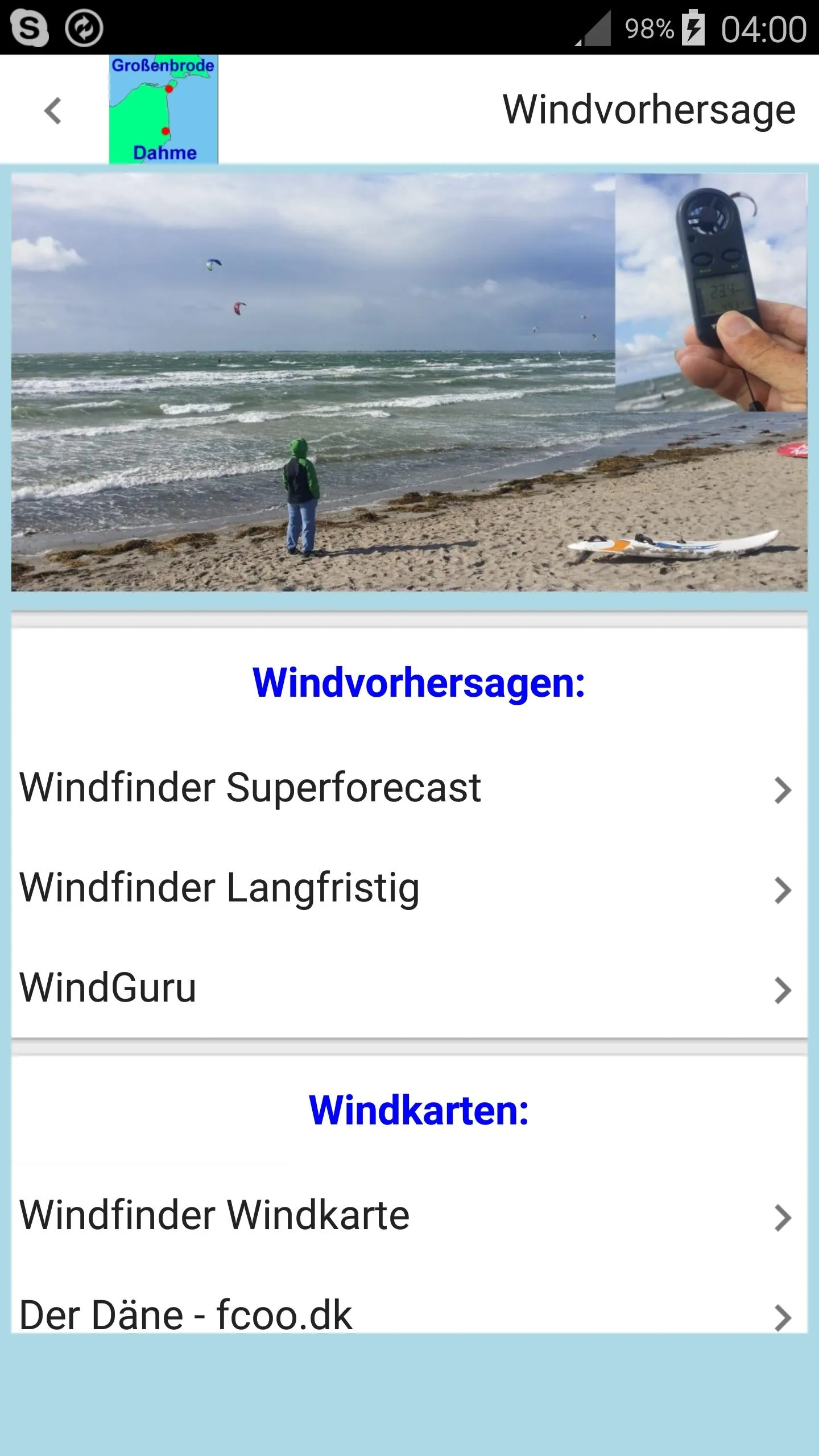 Großenbrode - Dahme App | Indus Appstore | Screenshot