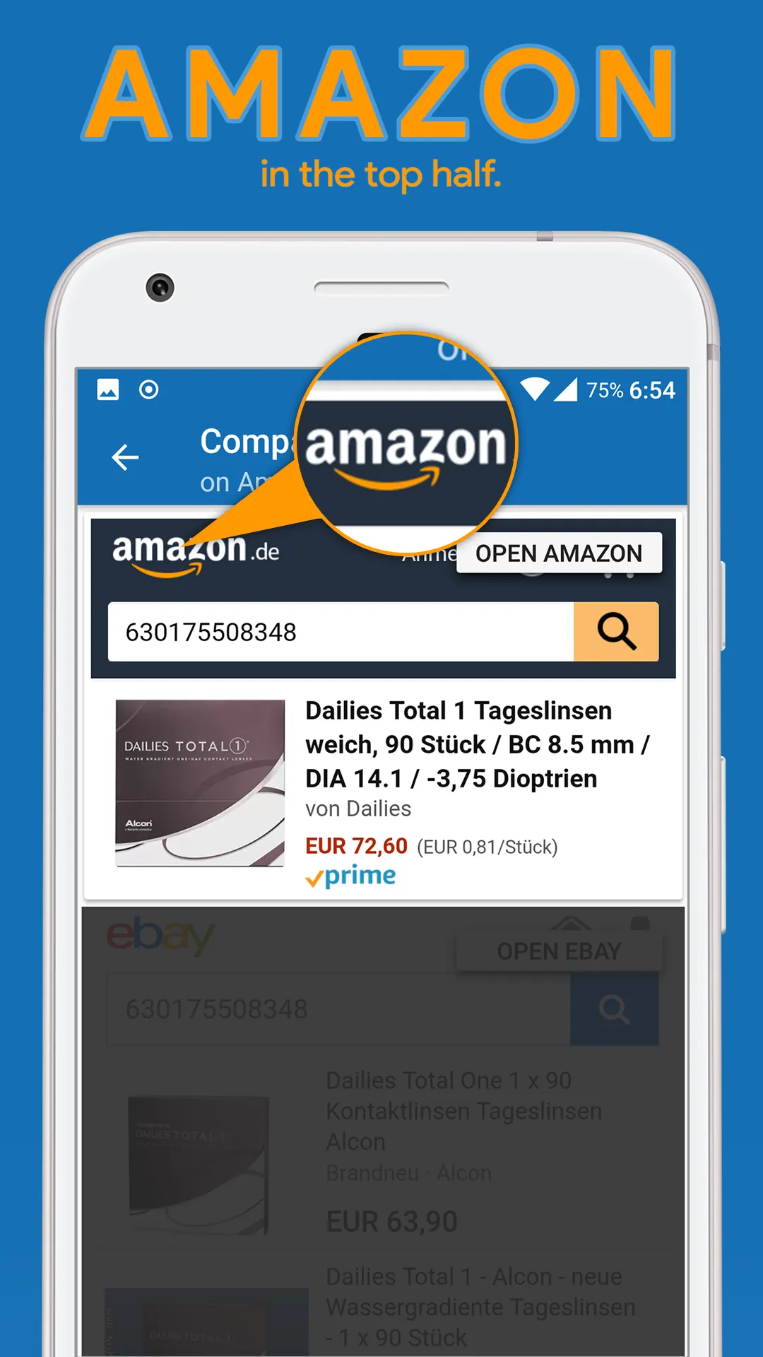 Price compare Amazon & eBay | Indus Appstore | Screenshot