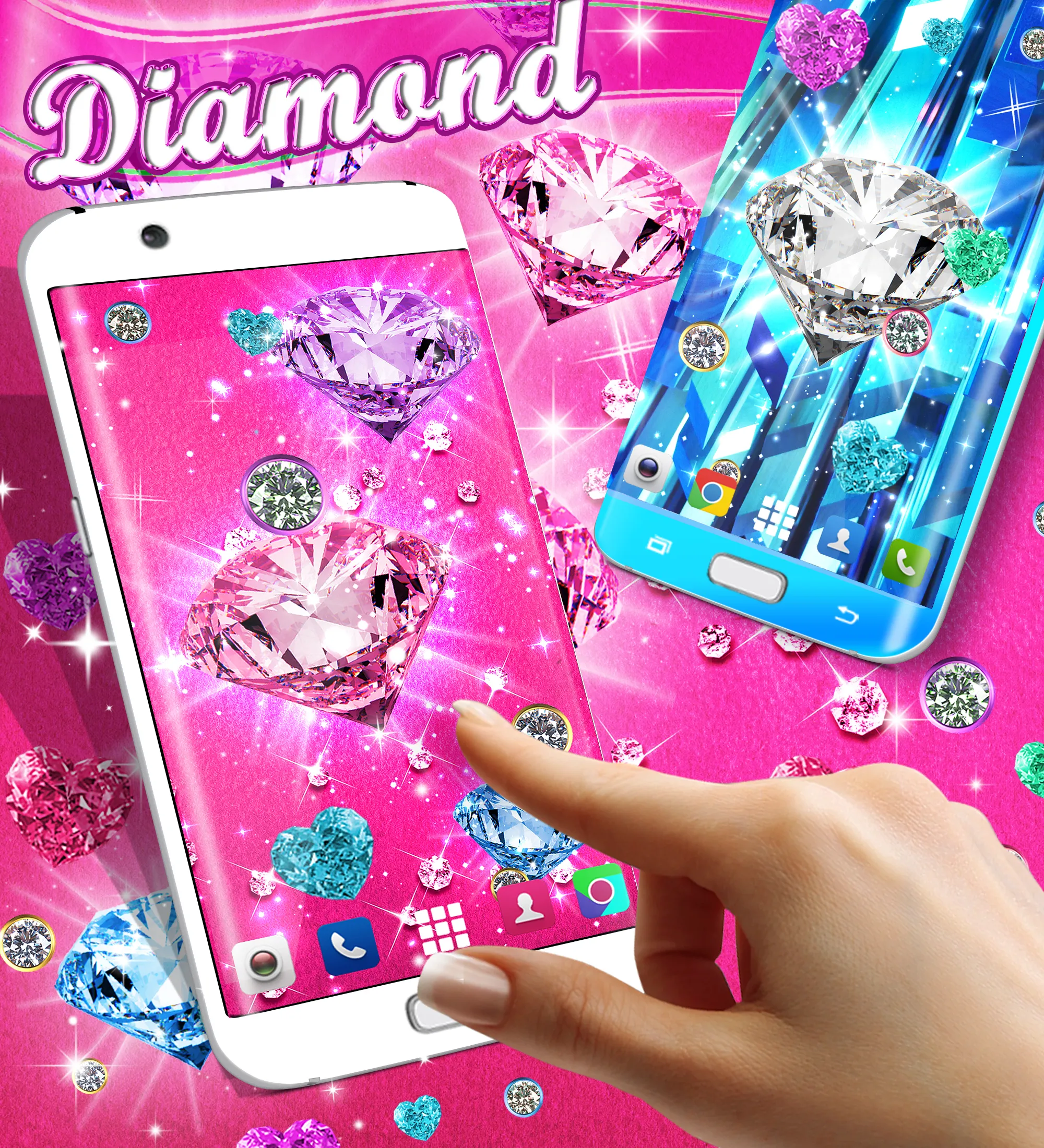 Diamond live wallpaper | Indus Appstore | Screenshot