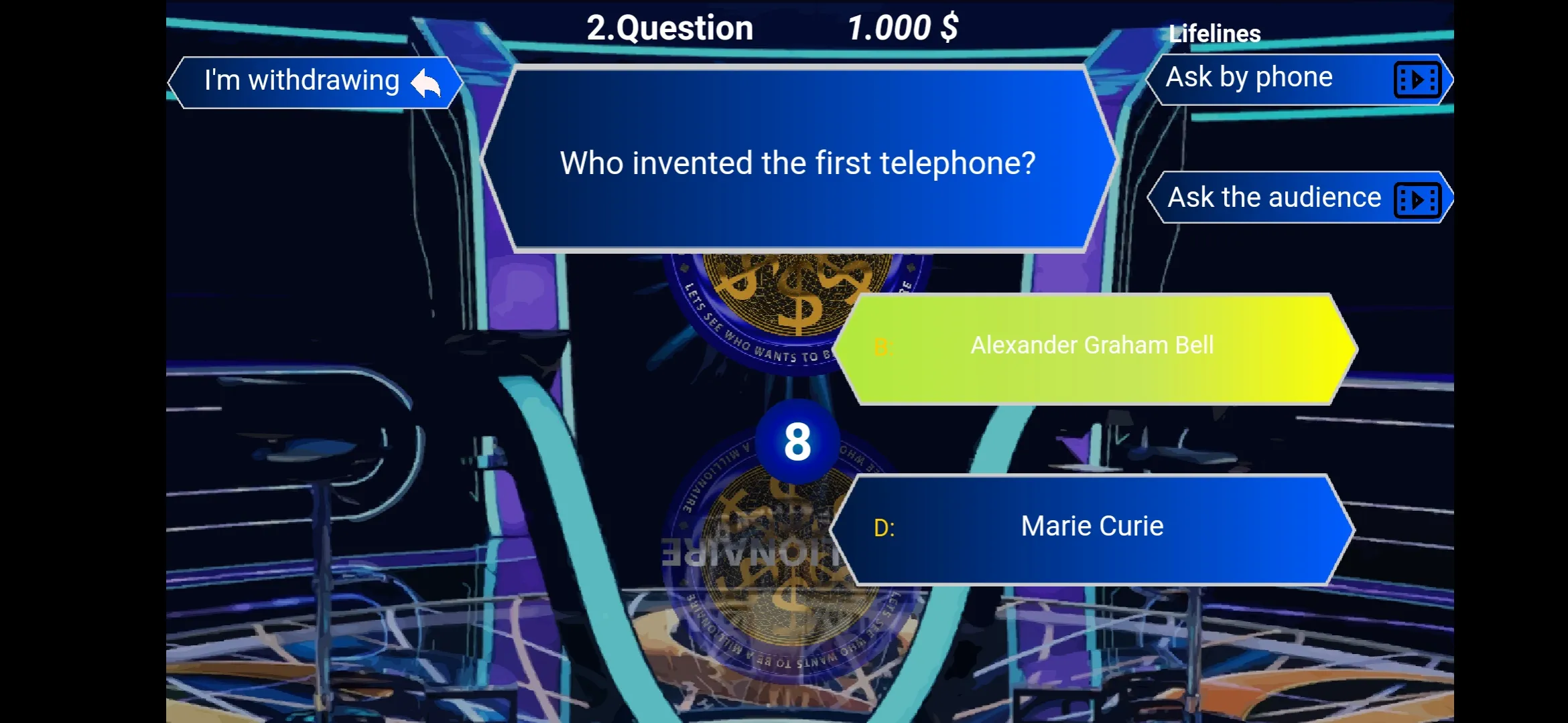 Wants to be a millionaire, who | Indus Appstore | Screenshot