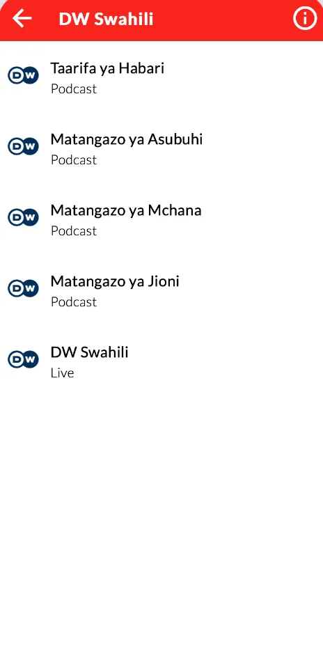 Swahili Radio | Indus Appstore | Screenshot