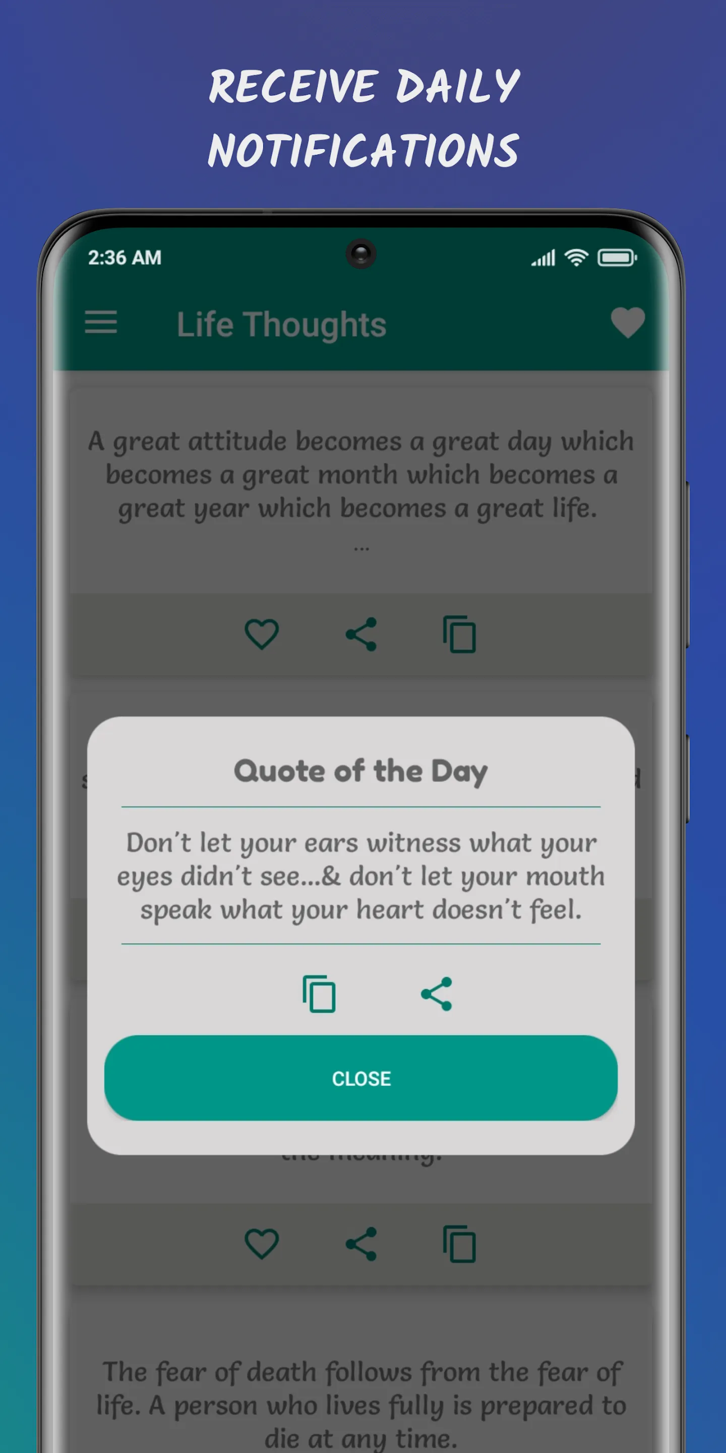 Life Thoughts - Life Lessons | Indus Appstore | Screenshot