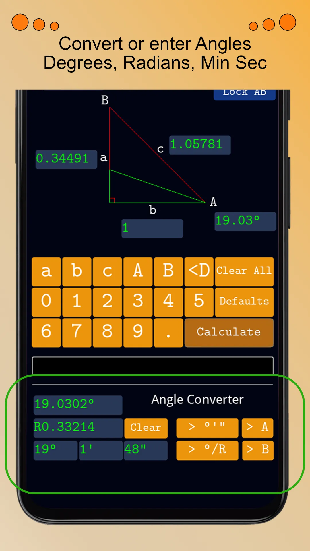 Right Angled Triangle Solver | Indus Appstore | Screenshot