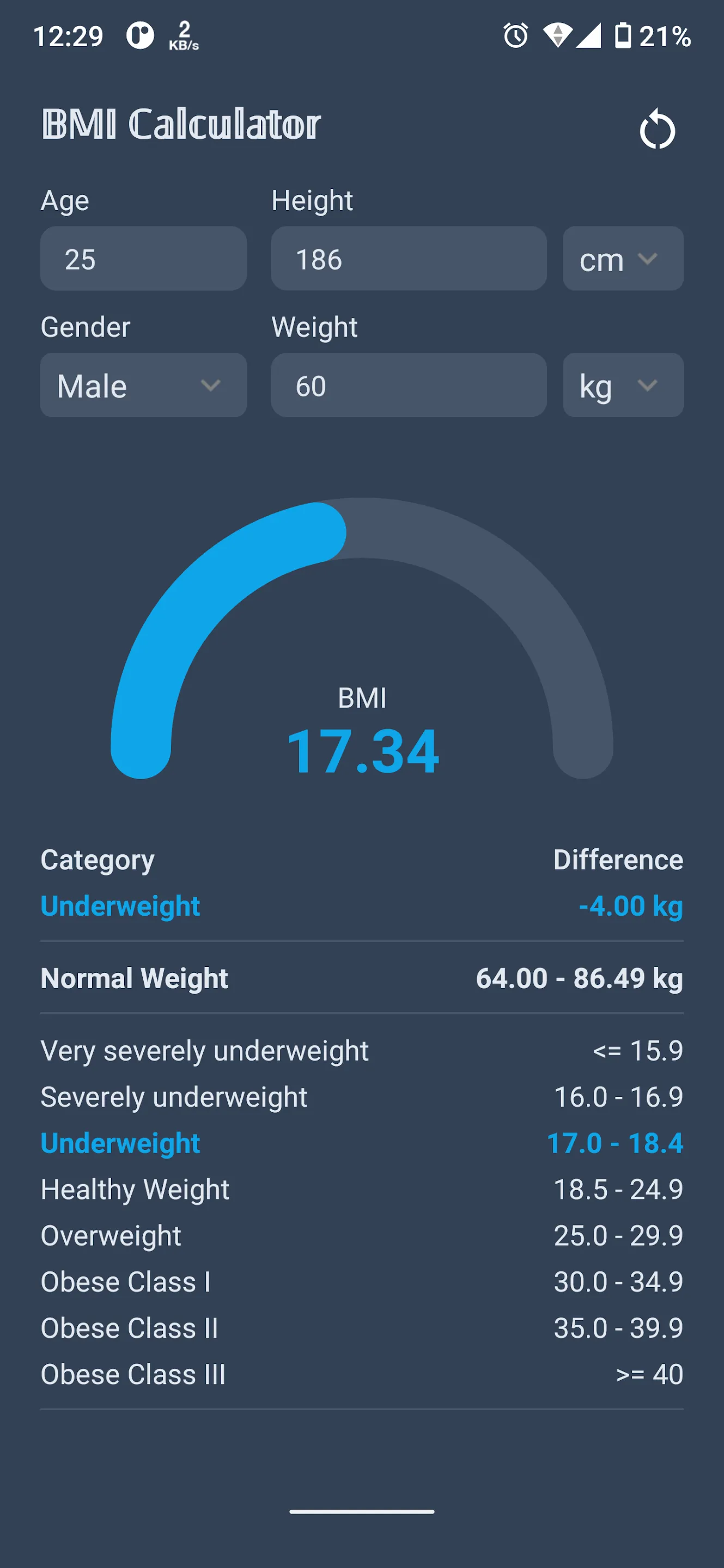 BMI Calculator | Indus Appstore | Screenshot