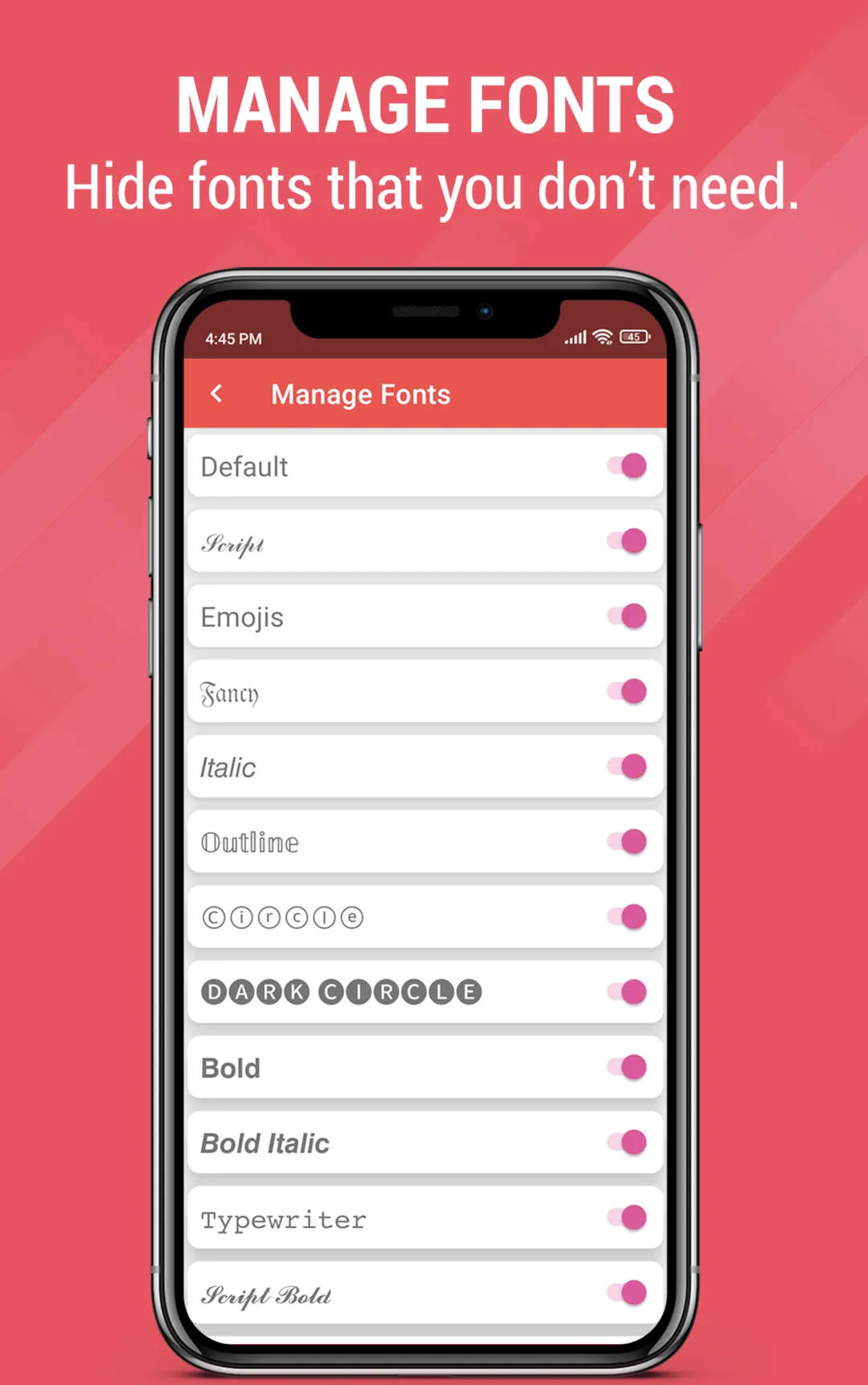 Aa Fonts: Fancy Font Keyboard | Indus Appstore | Screenshot