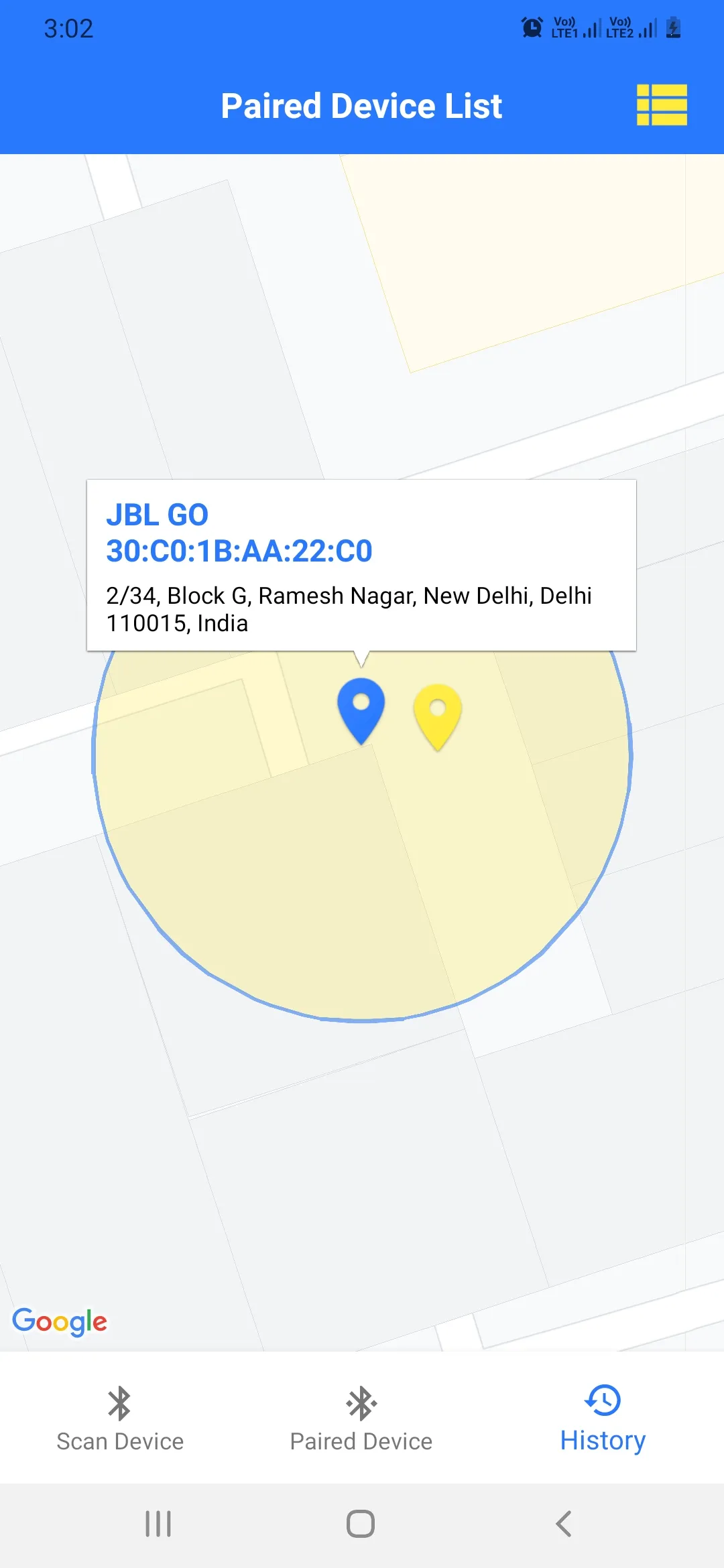 Lost Bluetooth Device Finder 2 | Indus Appstore | Screenshot