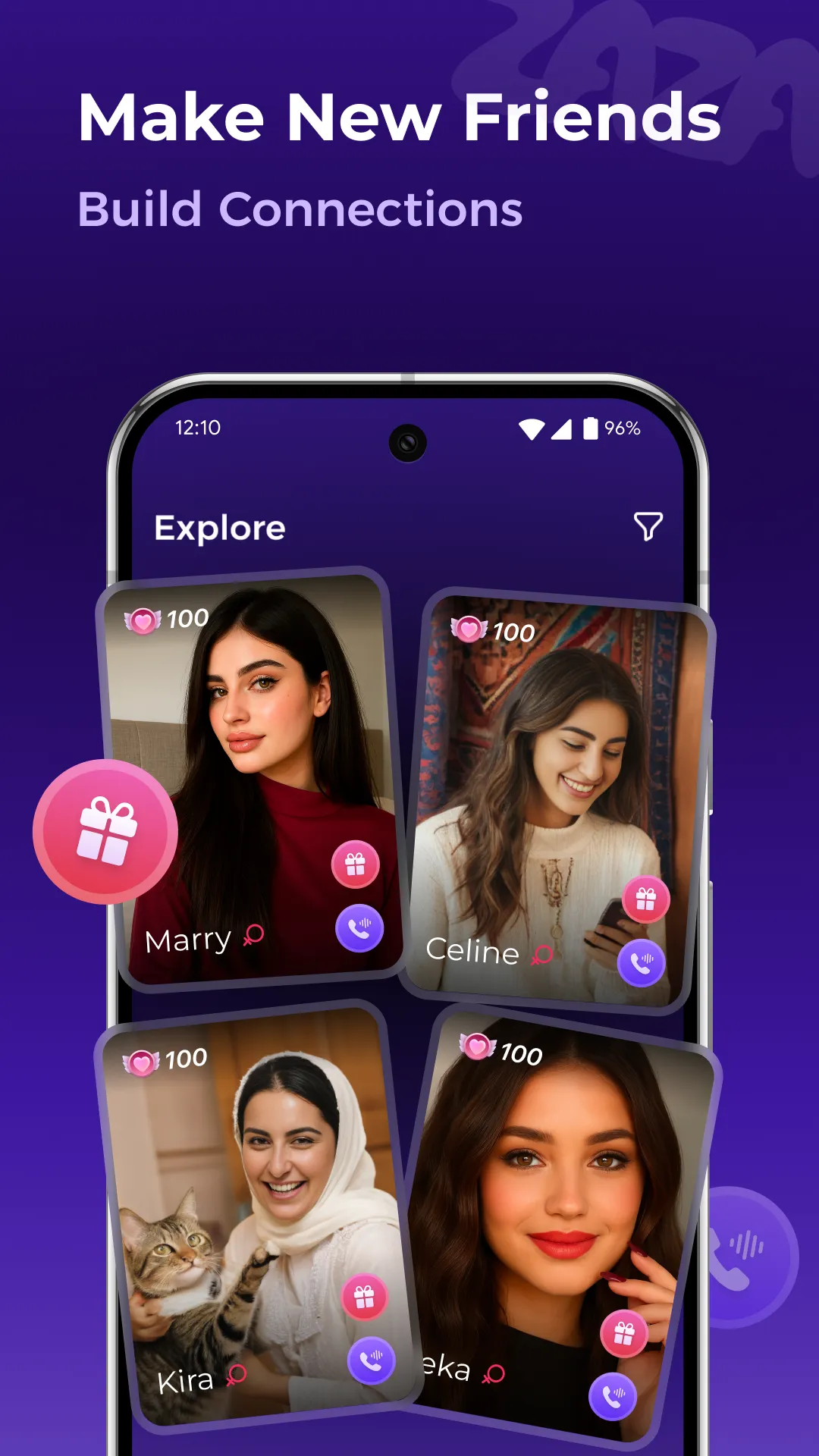 Zaza - Video Call​ & Chat | Indus Appstore | Screenshot
