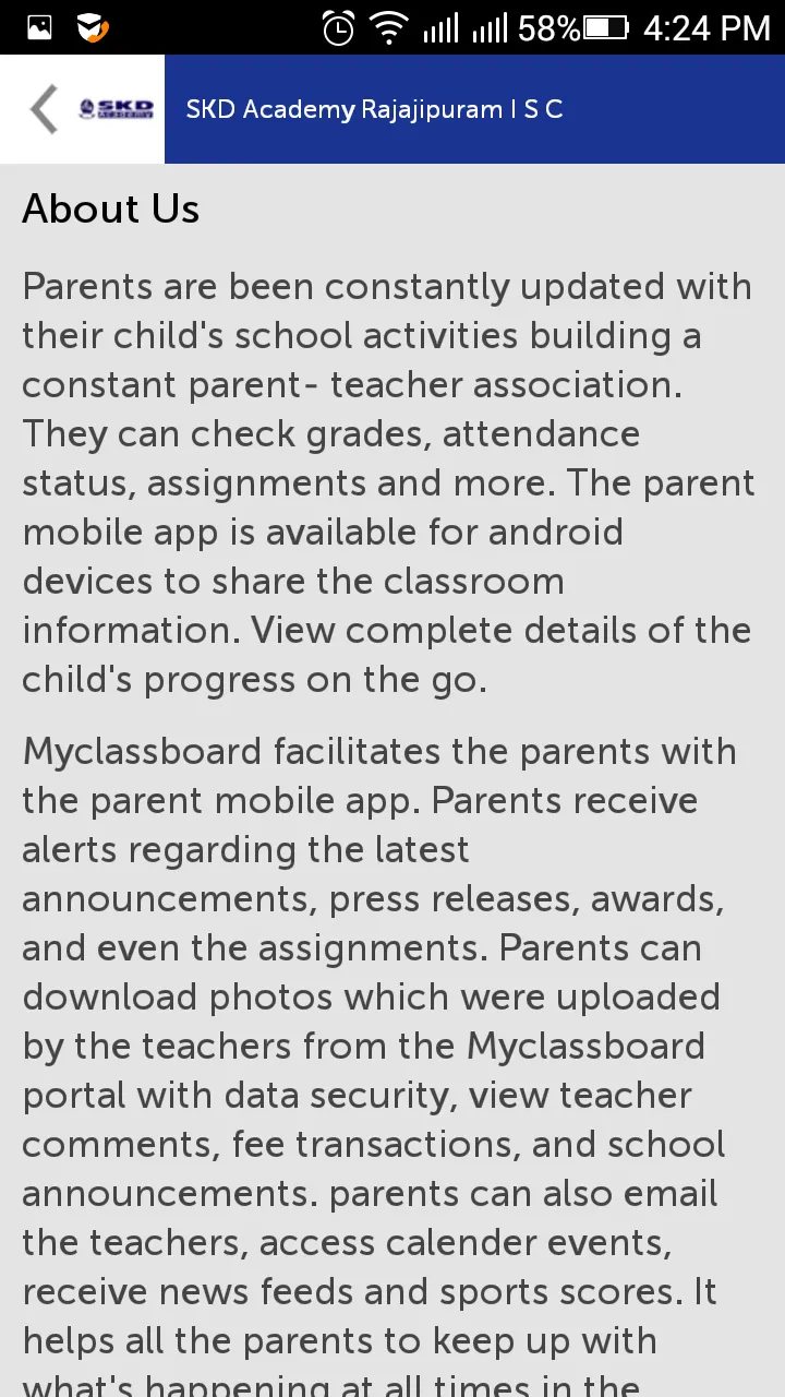 SKD Parent Portal | Indus Appstore | Screenshot