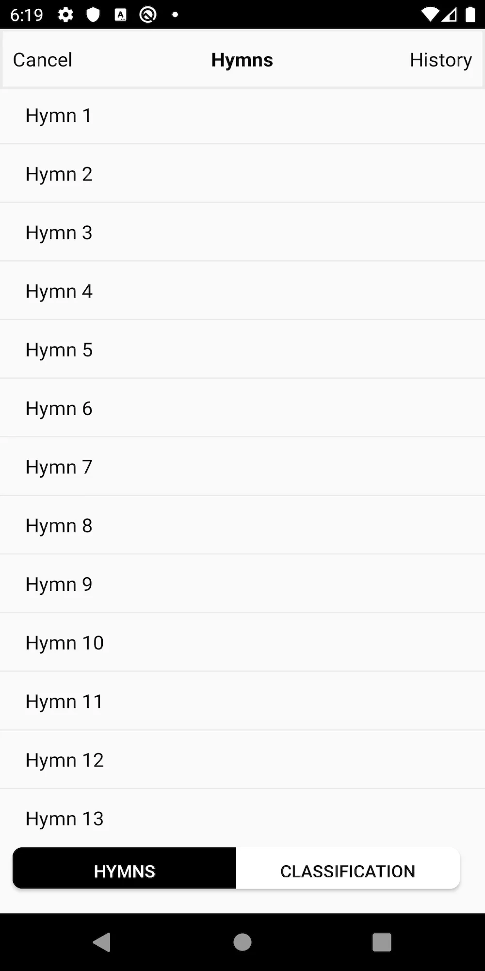 CCC NAP Hymns | Indus Appstore | Screenshot