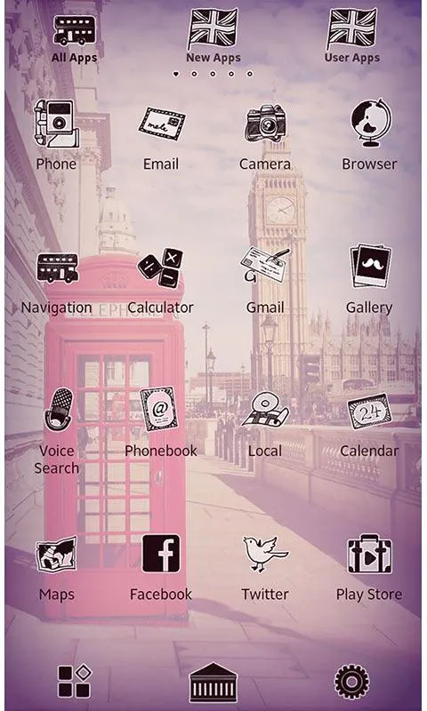 Cute Theme-London Afternoon- | Indus Appstore | Screenshot