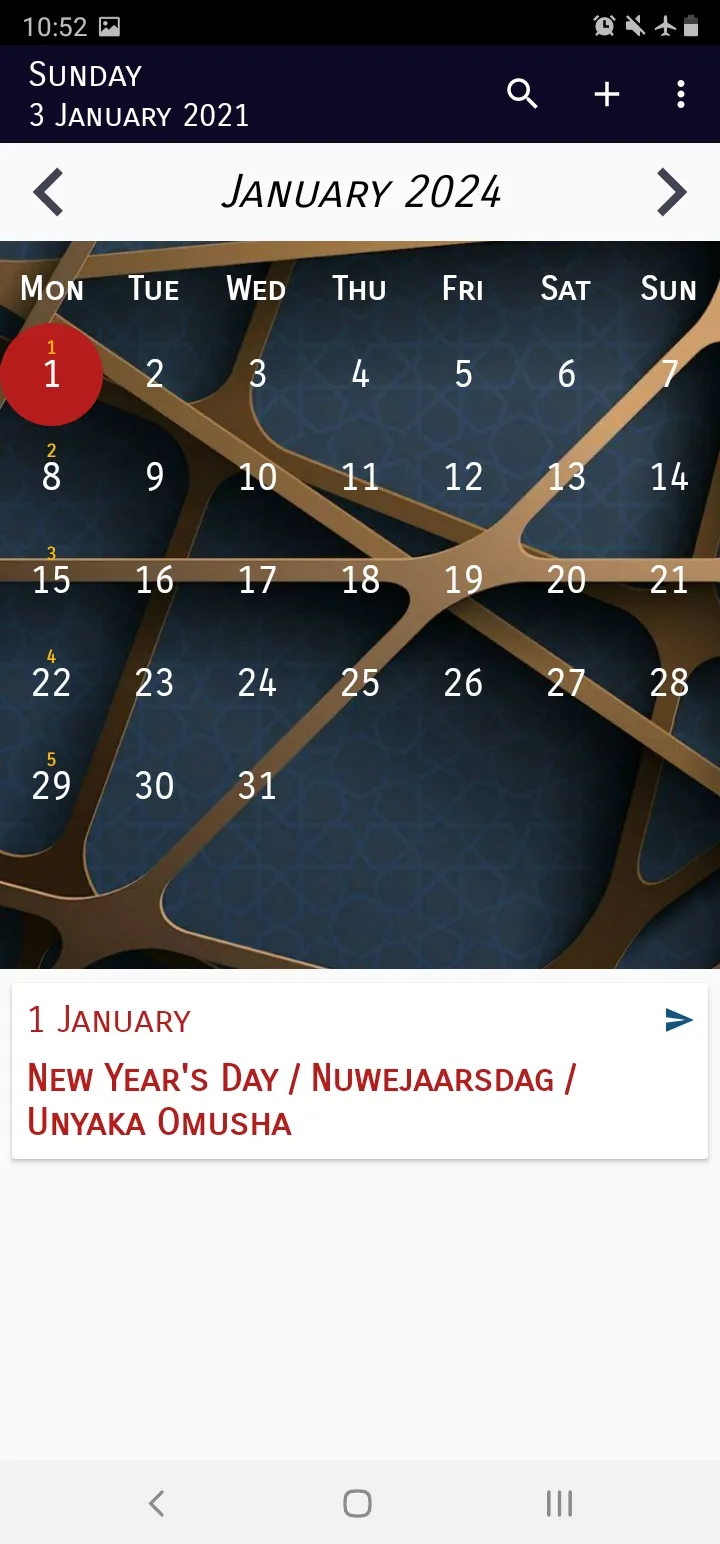 South Africa Calendar 2024 | Indus Appstore | Screenshot