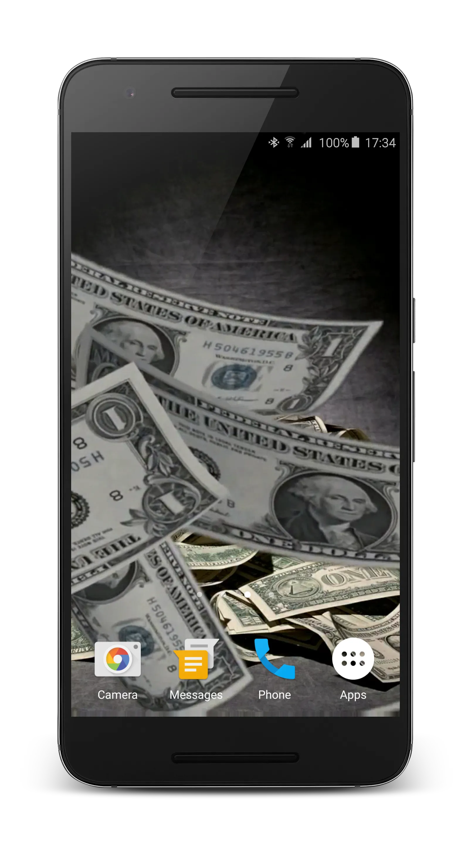 Falling Money Live Wallpaper | Indus Appstore | Screenshot