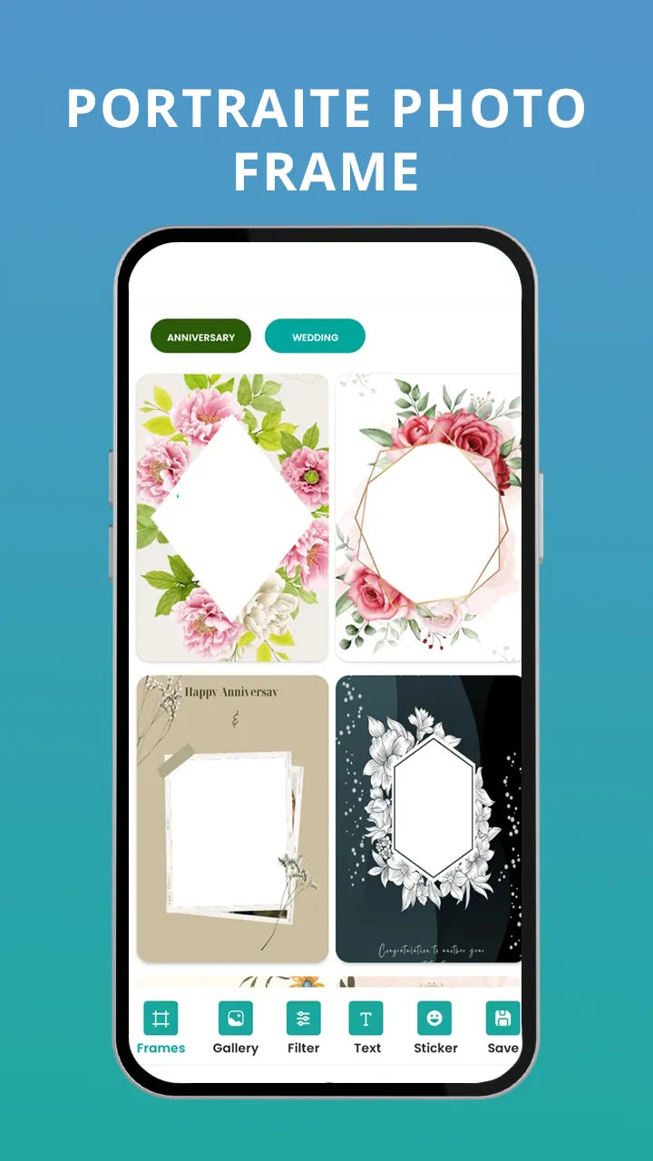 Anniversary Photo Frame Maker | Indus Appstore | Screenshot