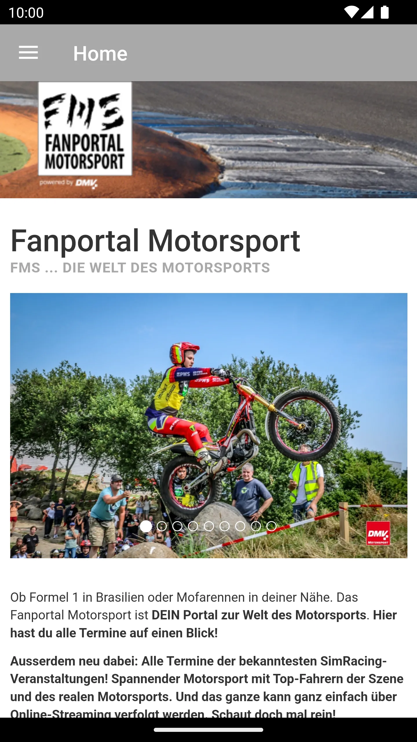 Fanportal Motorsport | Indus Appstore | Screenshot