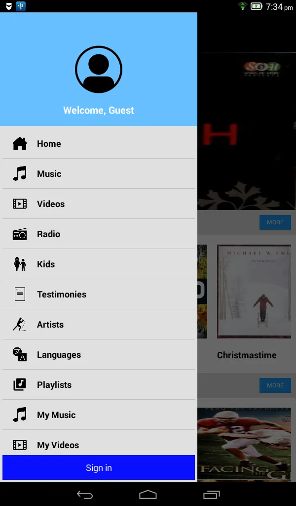 cTunes : Christian Songs Video | Indus Appstore | Screenshot