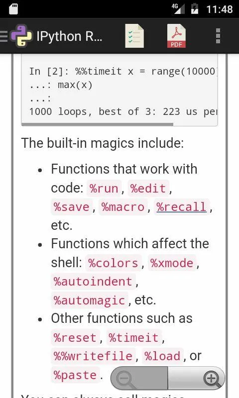 IPython (Jupyter Notebook) Ref | Indus Appstore | Screenshot